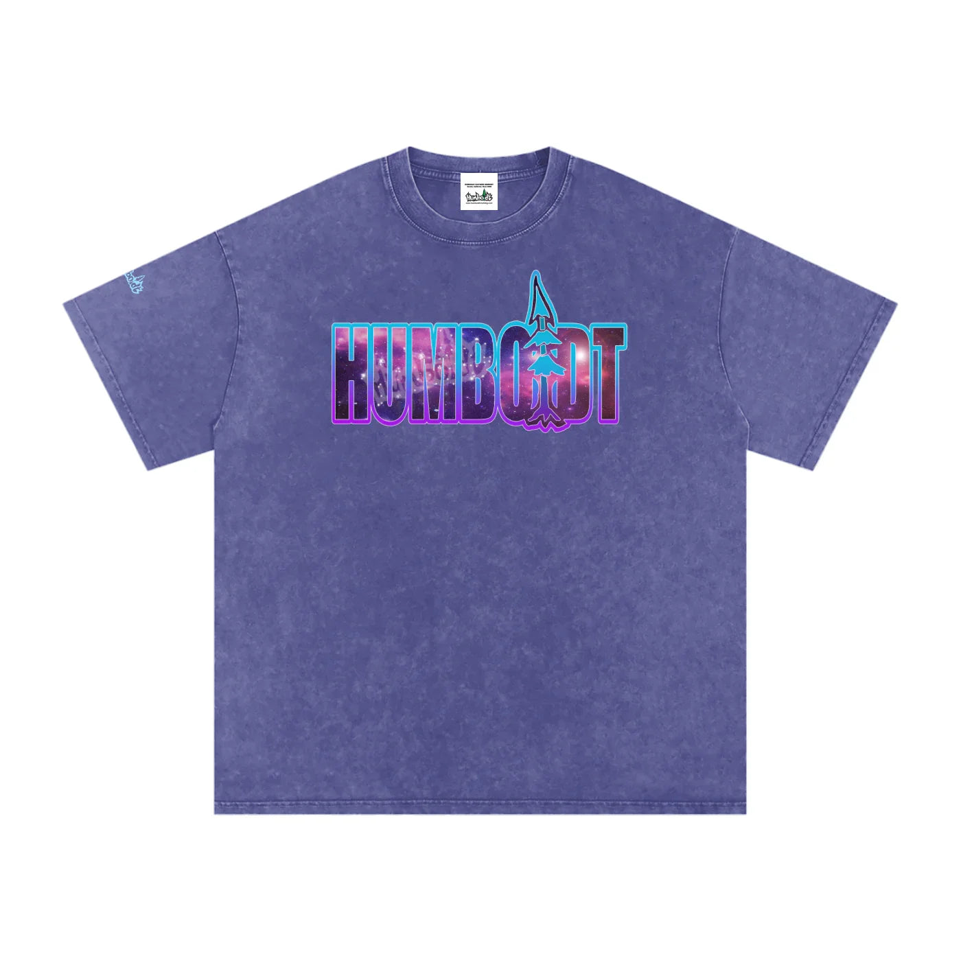 Spaced Out Snow Washed Oversized Cotton TShirt - CUSTOM ORDER