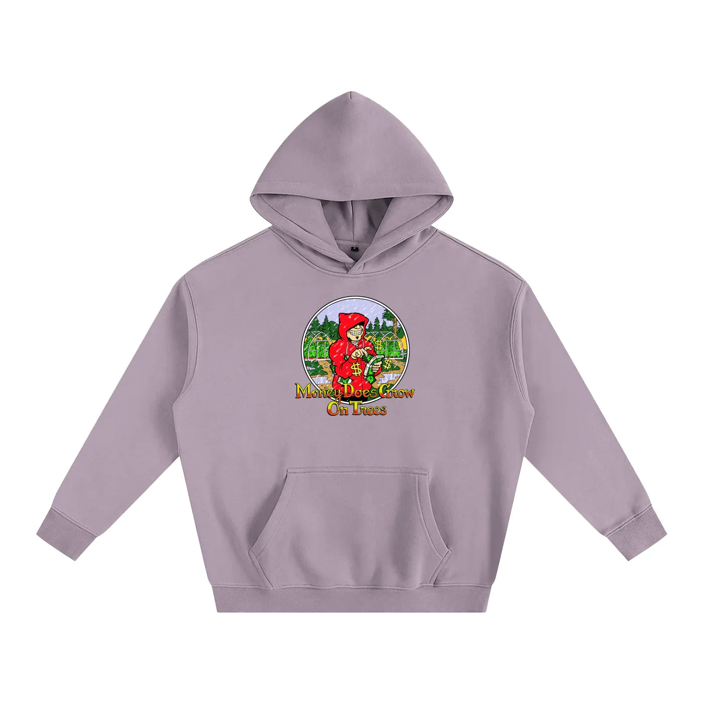 Money Trees Oversized Fleeced Pullover Hoodie - CUSTOM ORDER