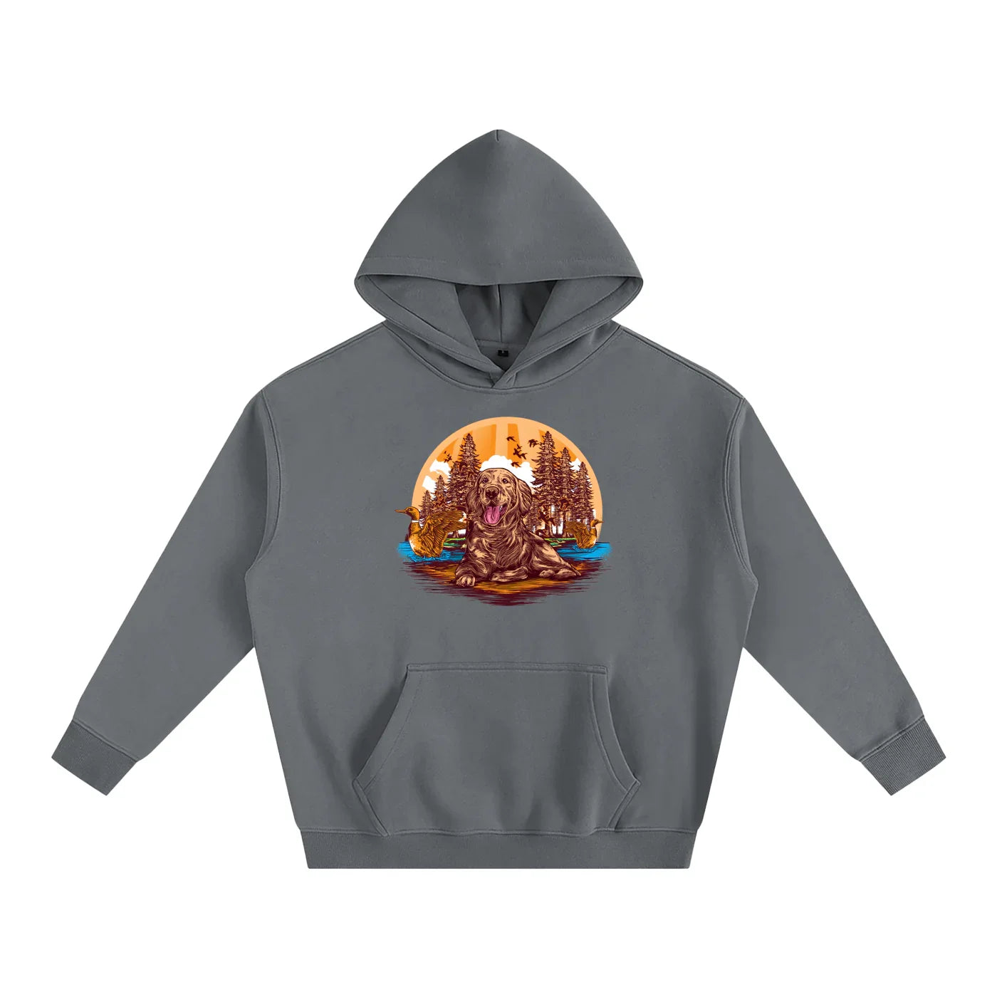 Retriever Oversized Fleeced Pullover Hoodie - CUSTOM ORDER
