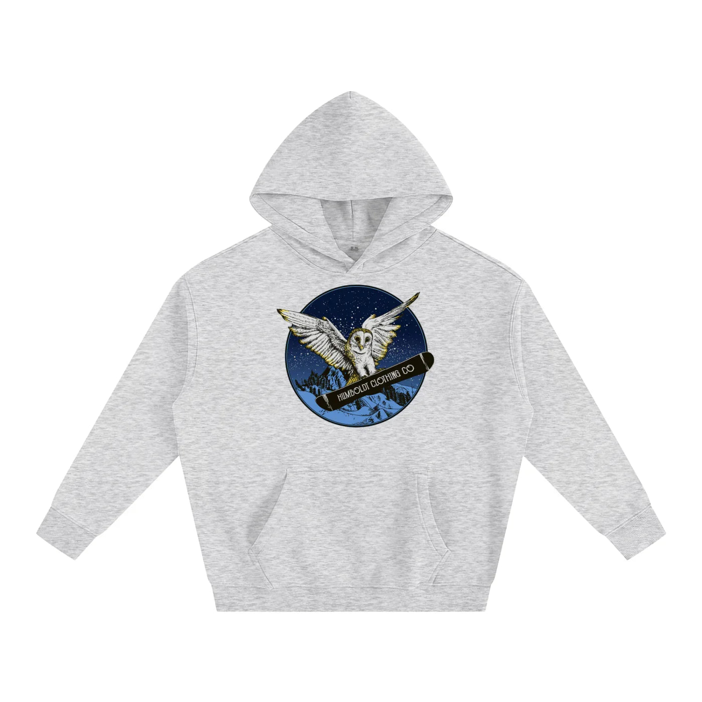 Owl Terrain Oversize Fleeced Pullover Hoodie - CUSTOM ORDER