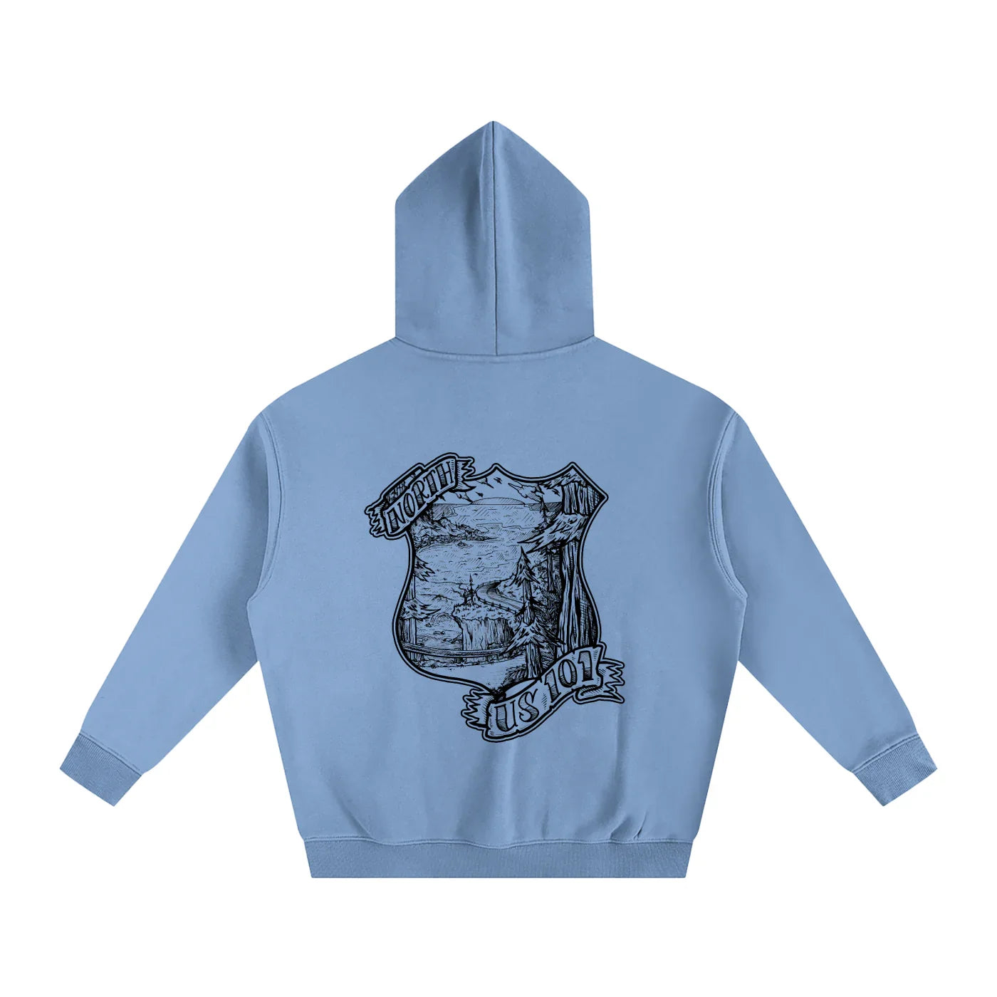 101 North Oversized Fleeced Pullover Hoodie - CUSTOM ORDER