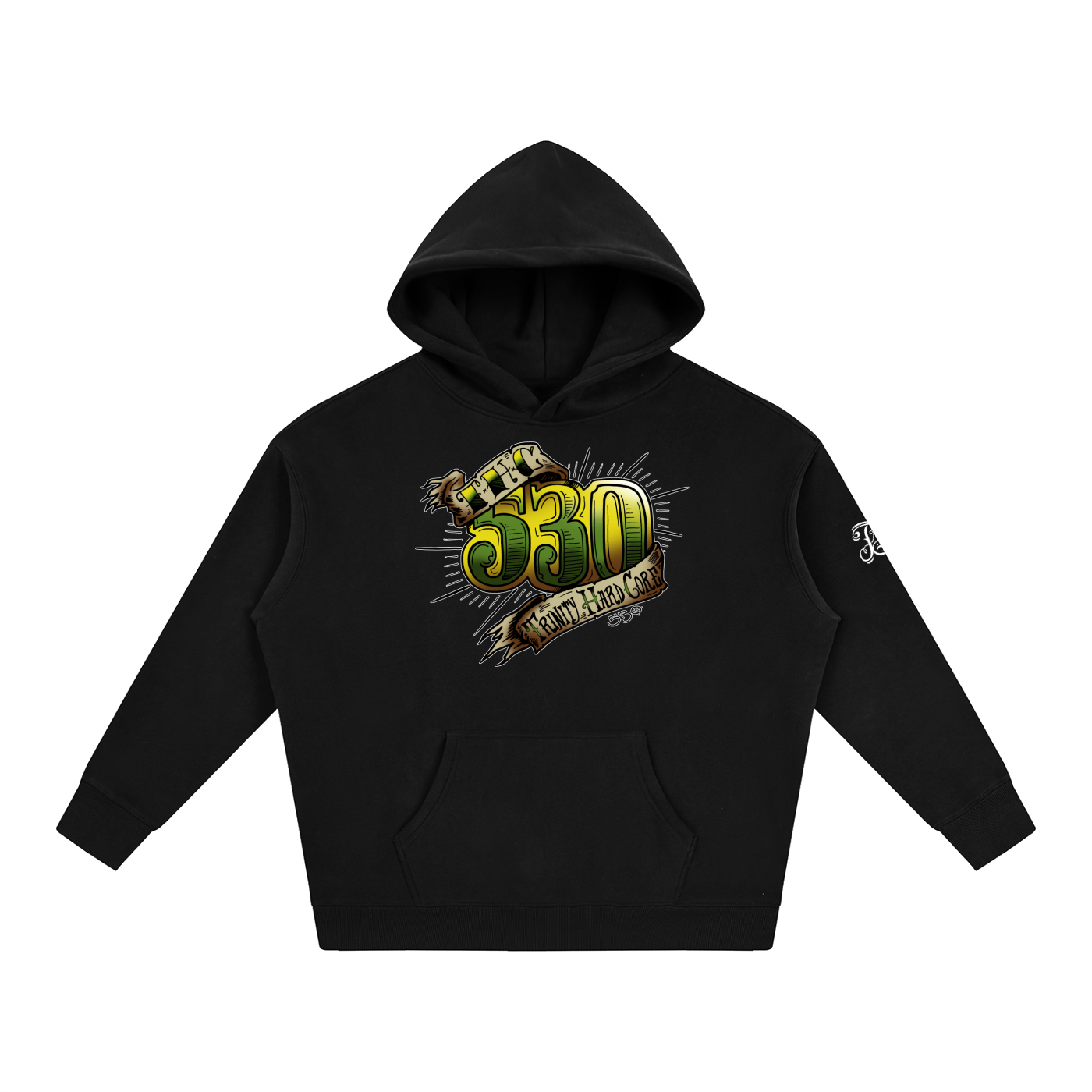 530 THC Oversize Fleeced Pullover Hoodie - CUSTOM ORDER