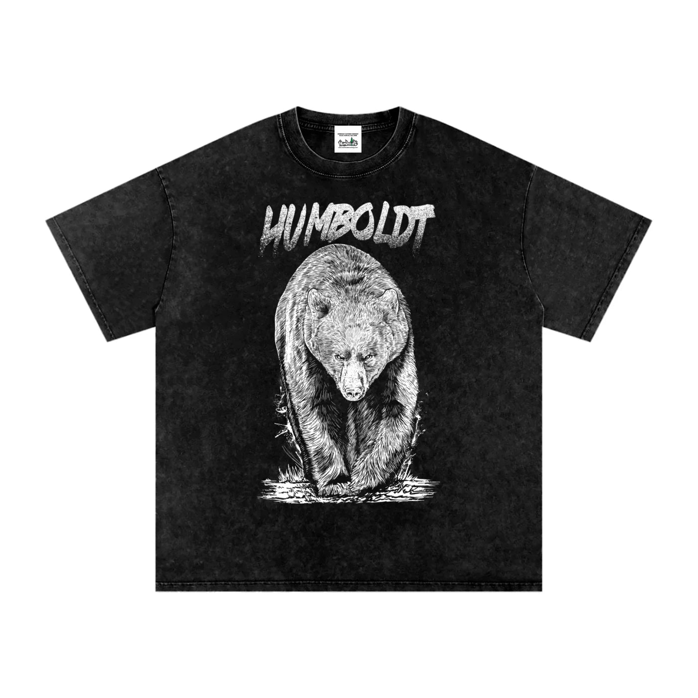 Bear Country Snow Washed Oversized Cotton TShirt - CUSTOM ORDER