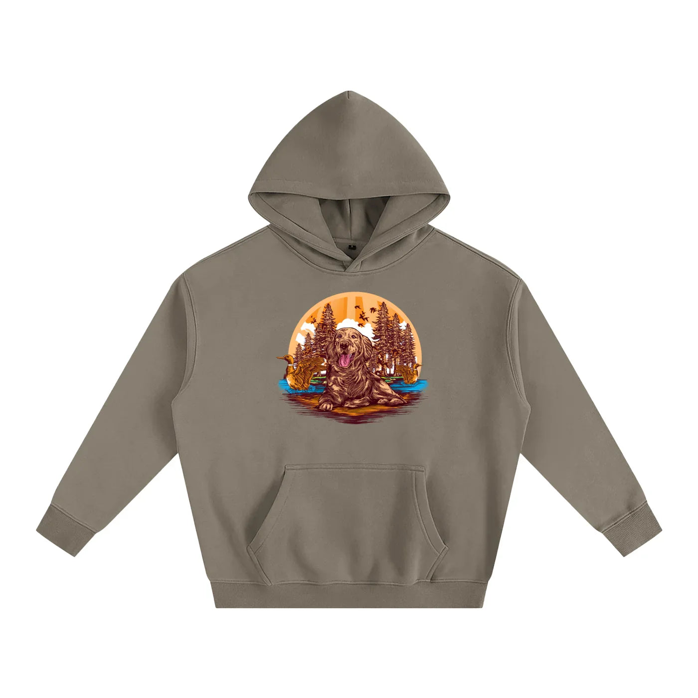 Retriever Oversized Fleeced Pullover Hoodie - CUSTOM ORDER