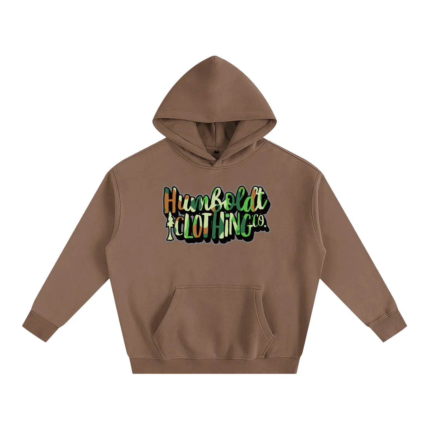Chromatic Camo Oversize Fleeced Pullover Hoodie - CUSTOM ORDER