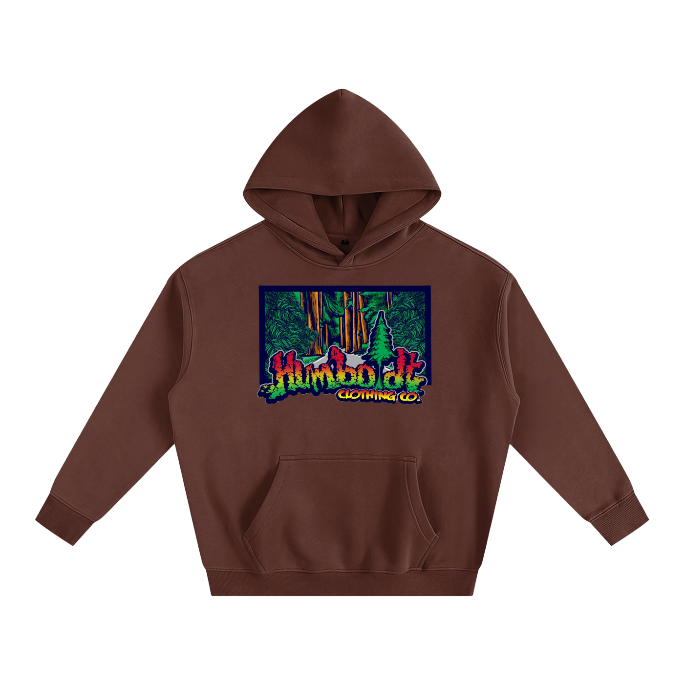 Rasta Forest Oversize Fleeced Hoodie-CUSTOM ORDER
