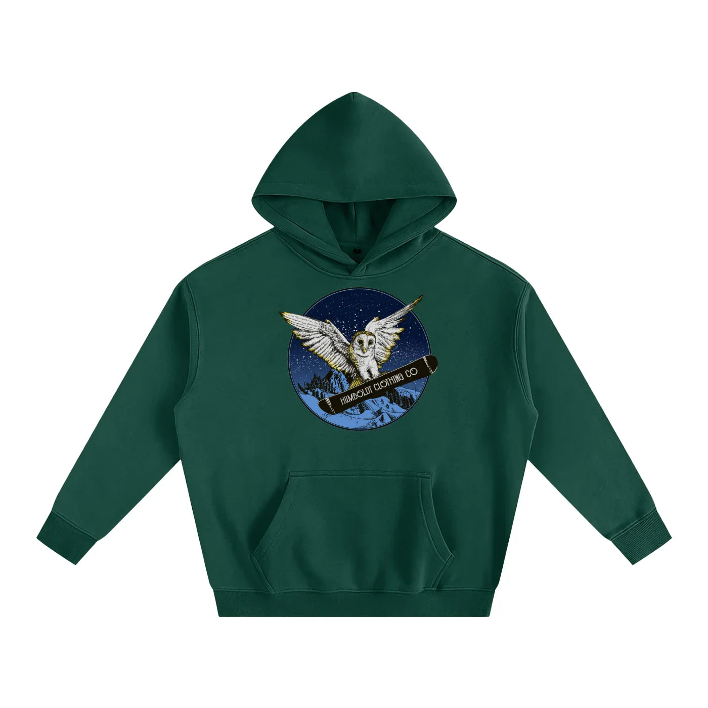 Owl Terrain Oversize Fleeced Pullover Hoodie - CUSTOM ORDER