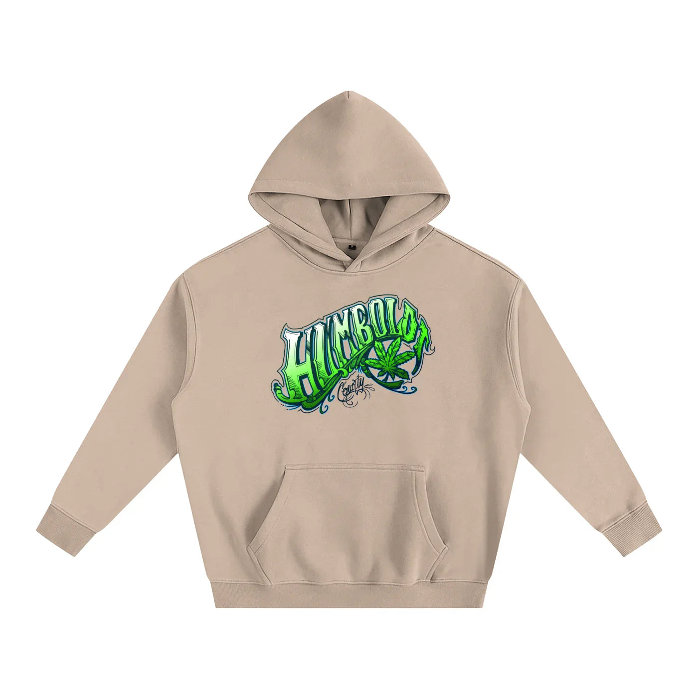 Humboldt Cannabis Oversize Fleeced Pullover Hoodie - CUSTOM ORDER