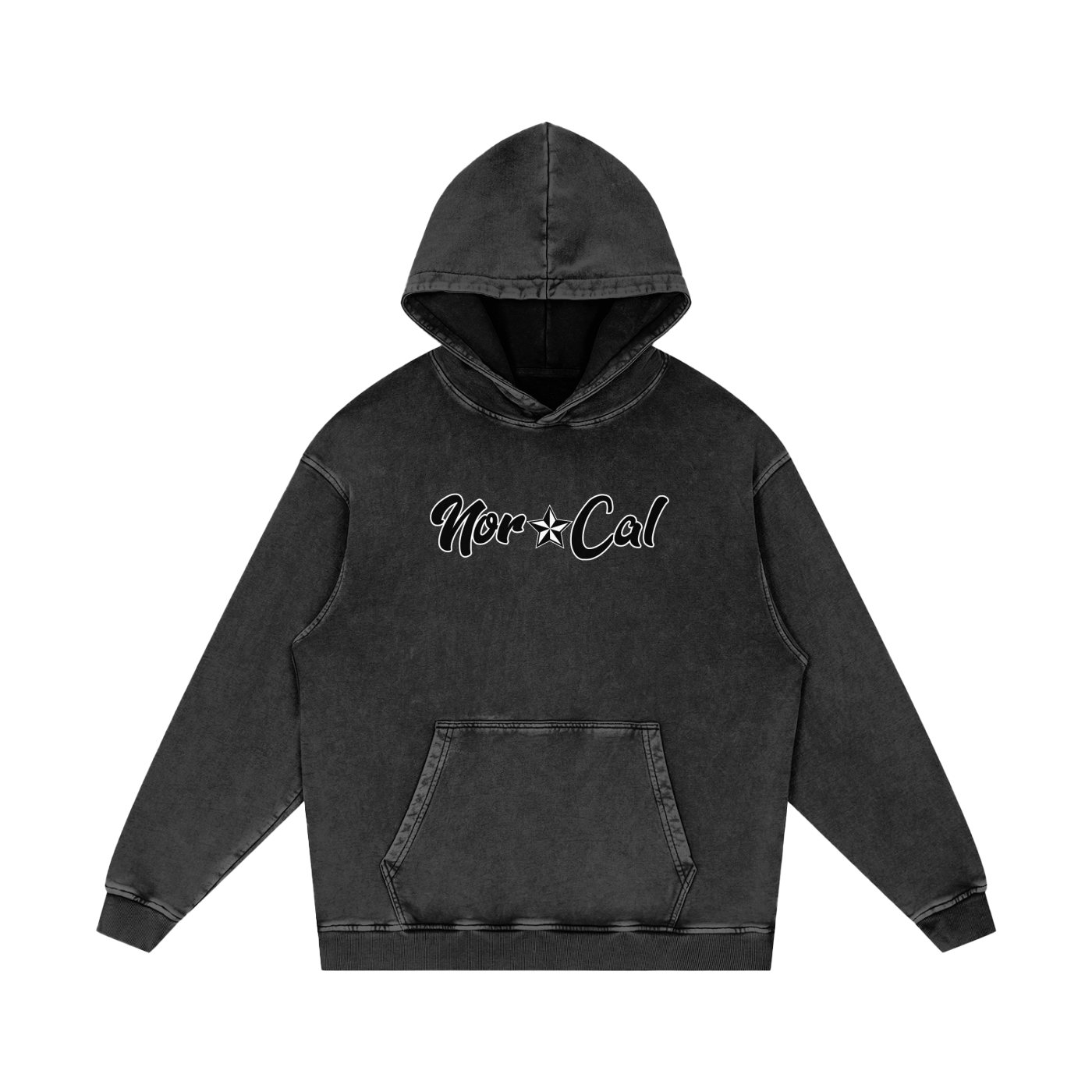 NorCal Acid Wash Pullover Hoodie