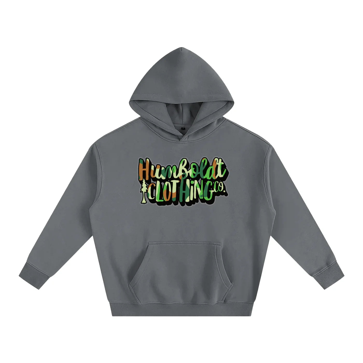 Chromatic Camo Oversize Fleeced Pullover Hoodie - CUSTOM ORDER