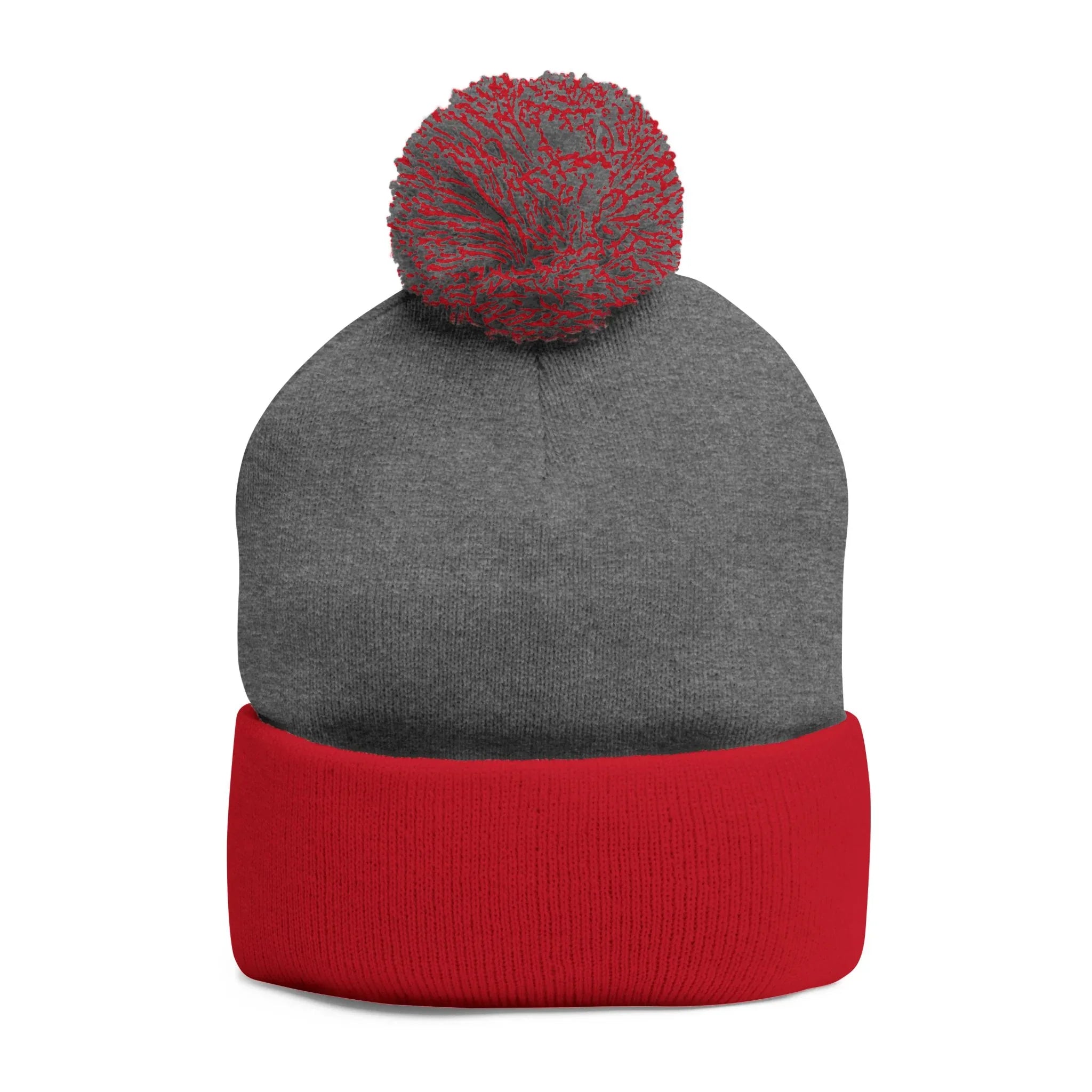 Treelogo Outline Pom Embroidered Foldup Beanie-CUSTOM ORDER