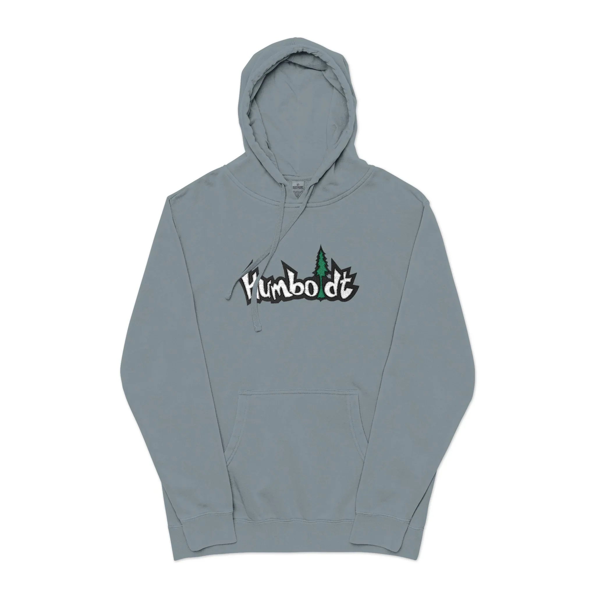 Big Treelogo Pigment Dyed Pullover Embroidered Pullover Hoodie-CUSTOM ORDER