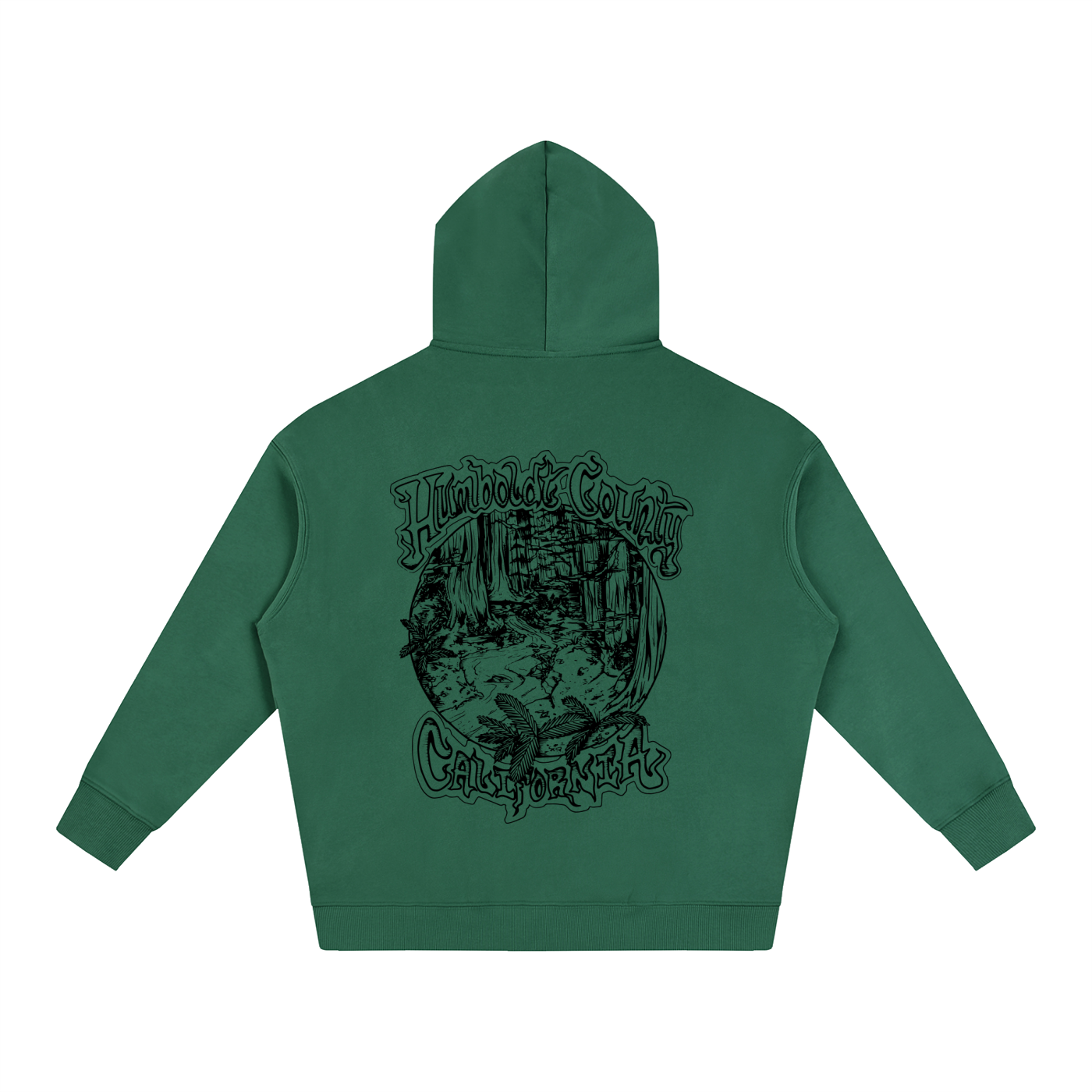 Deep Woods Oversize Fleeced Pullover Hoodie - CUSTOM ORDER