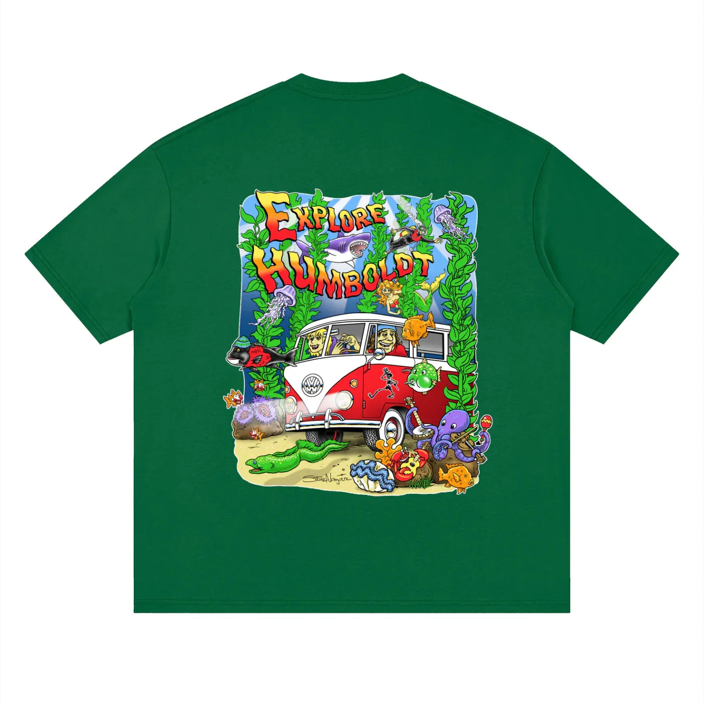 Explore Humboldt Streetwear Loose Drop Shoulder TShirt - CUSTOM ORDER