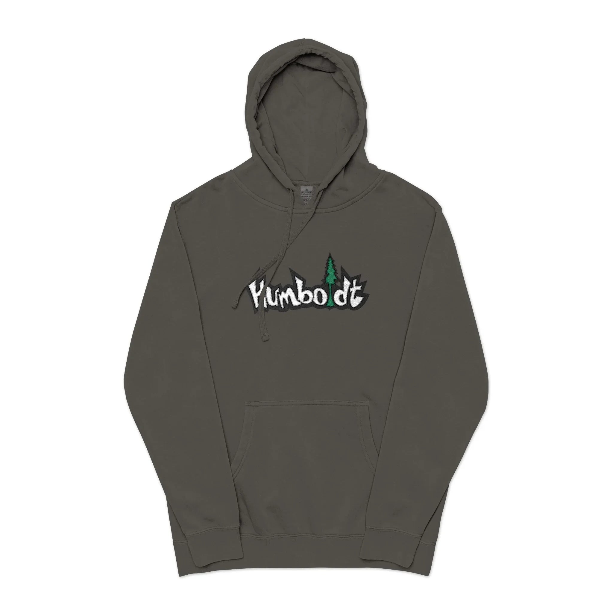 Big Treelogo Pigment Dyed Pullover Embroidered Pullover Hoodie-CUSTOM ORDER