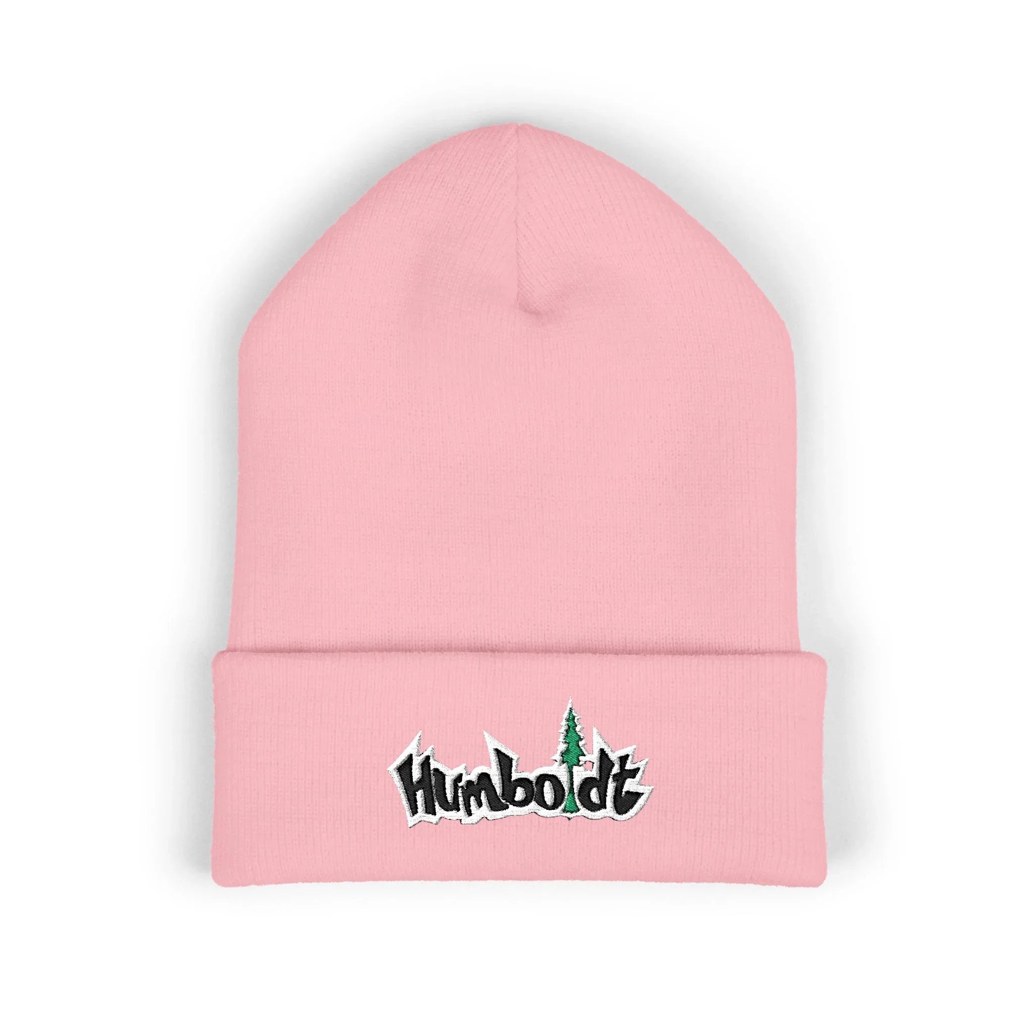 Treelogo Outline Embroidered Foldup Beanie-CUSTOM ORDER