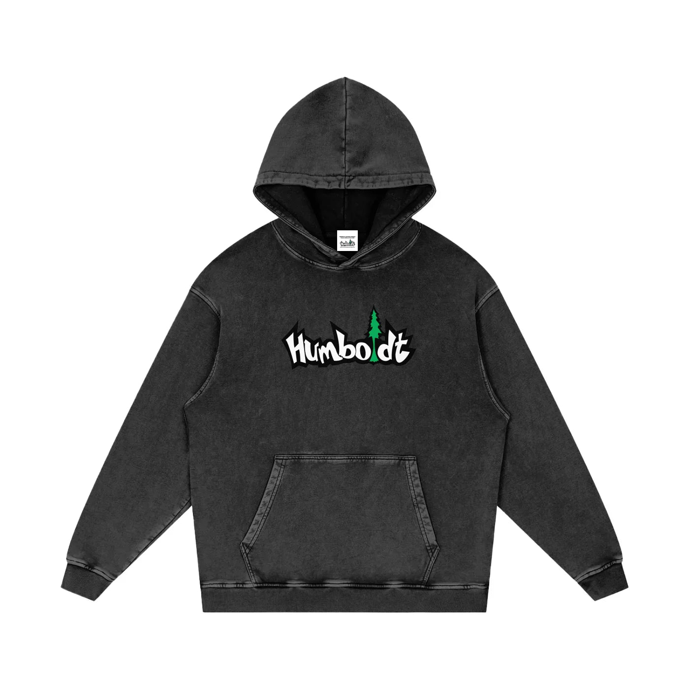 Bigfoot Surfin Snow Washed Loose Cotton Pullover Hoodie-CUSTOM ORDER