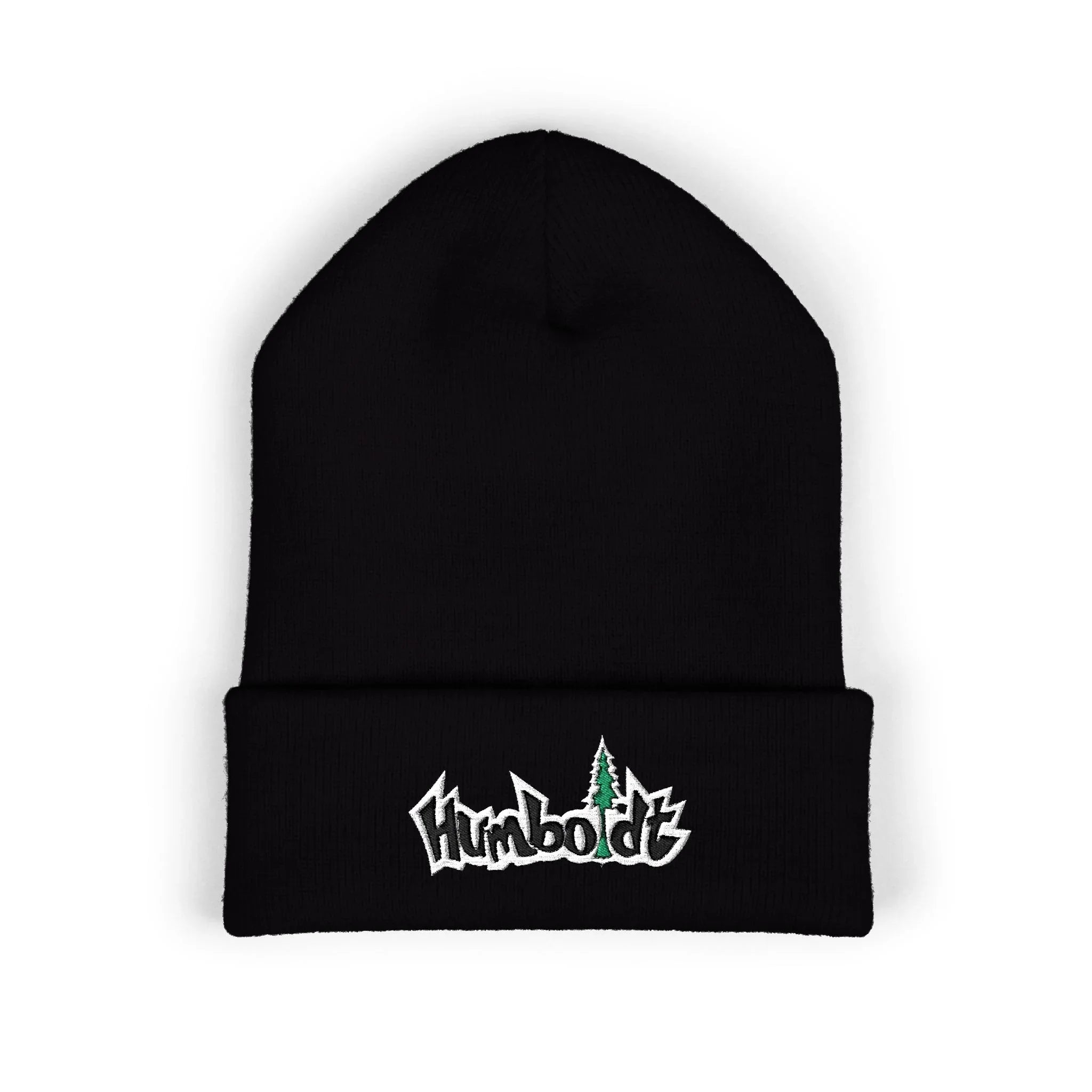 Treelogo Outline Embroidered Foldup Beanie-CUSTOM ORDER