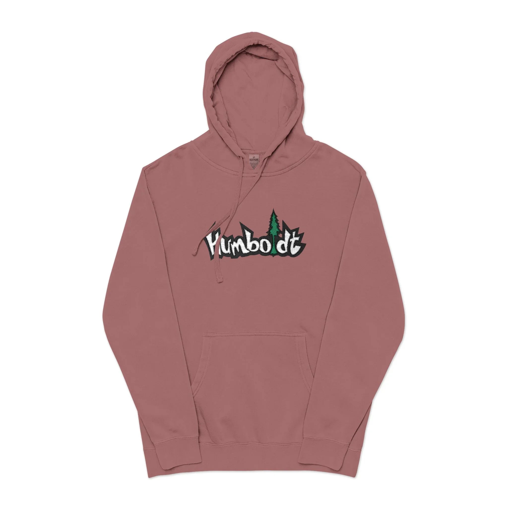 Big Treelogo Pigment Dyed Pullover Embroidered Pullover Hoodie-CUSTOM ORDER