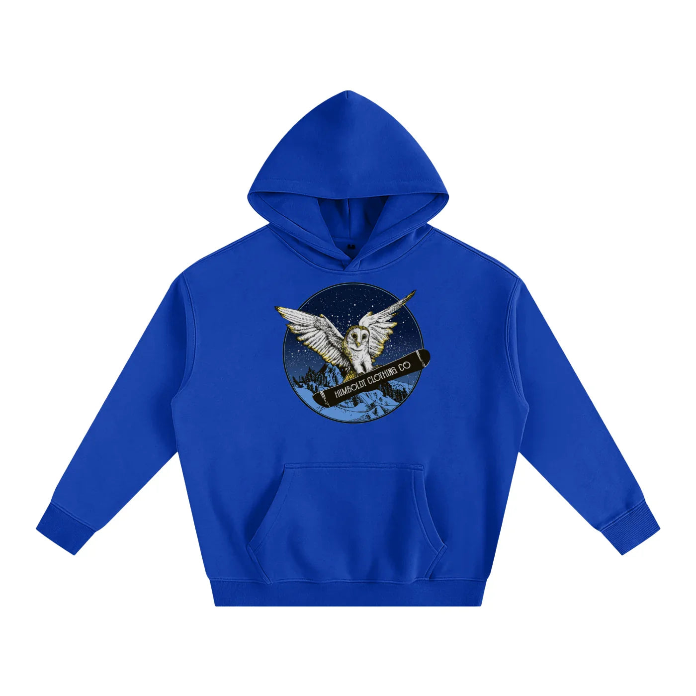 Owl Terrain Oversize Fleeced Pullover Hoodie - CUSTOM ORDER