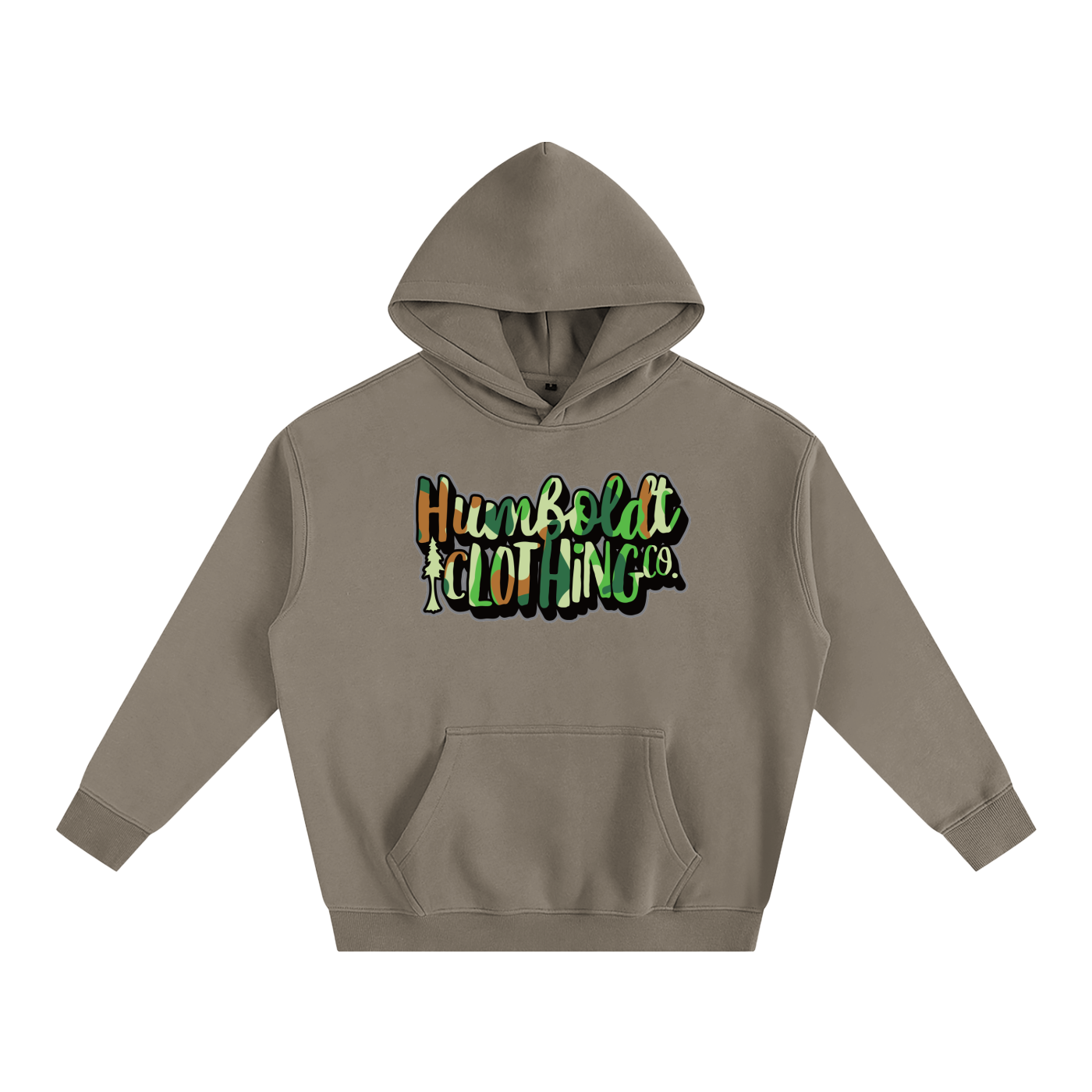 Chromatic Camo Oversize Fleeced Hoodie-CUSTOM ORDER