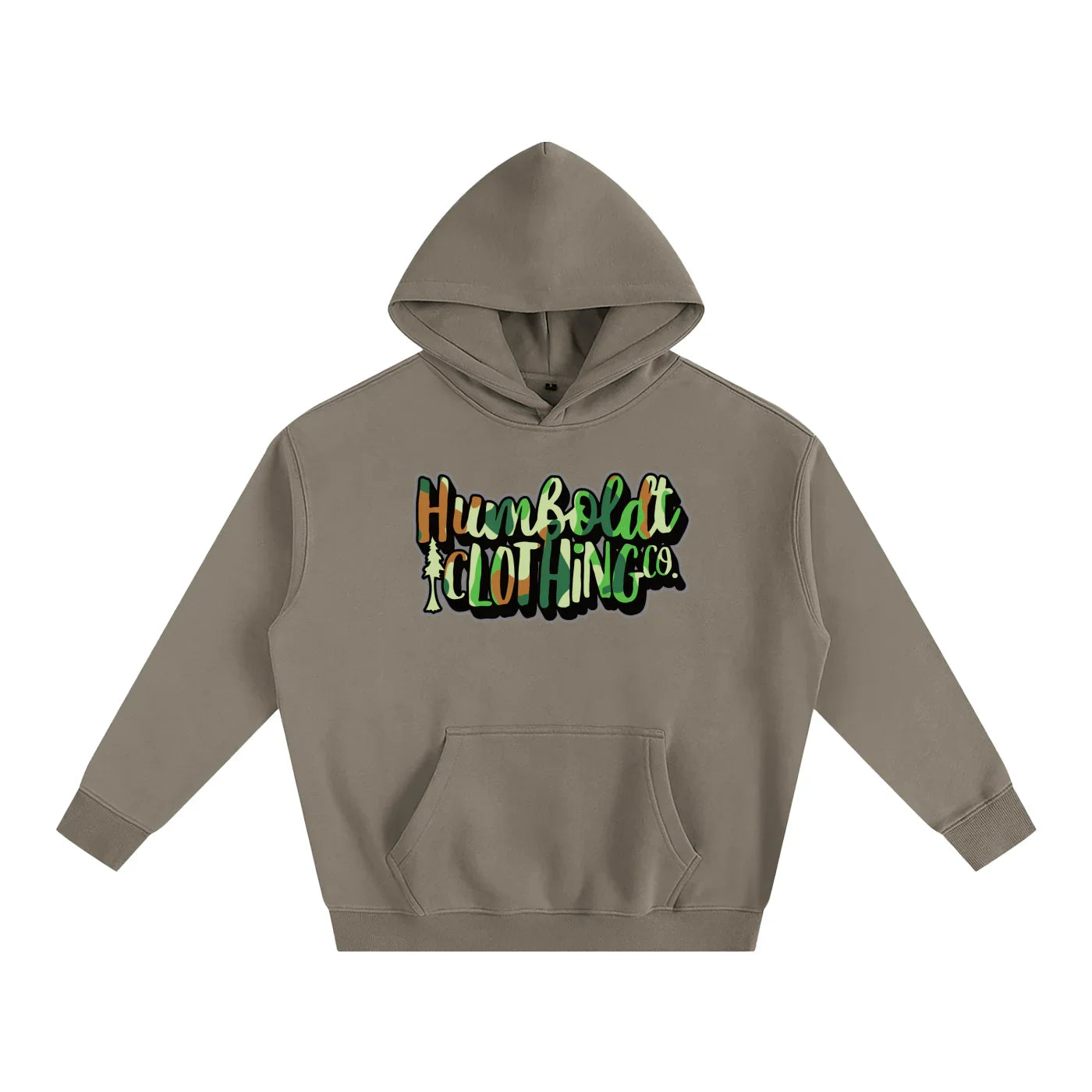 Chromatic Camo Oversize Fleeced Pullover Hoodie - CUSTOM ORDER