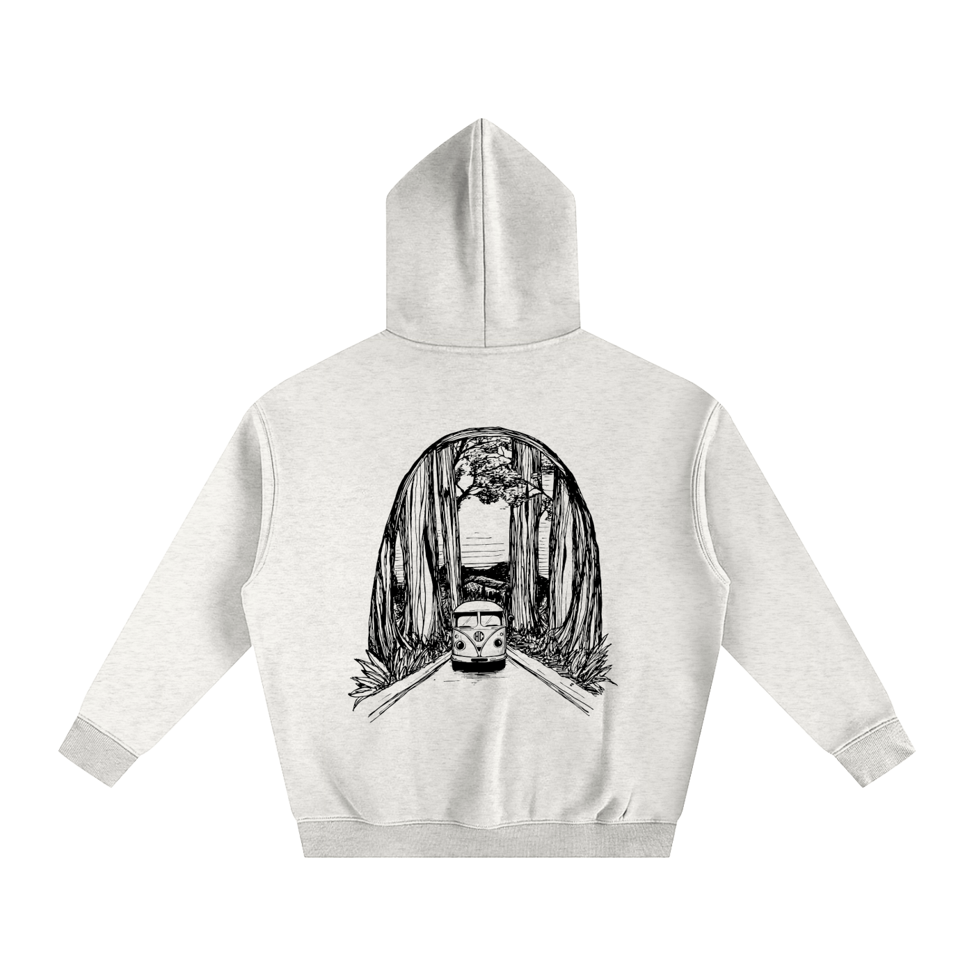 V Dub Oversize Fleeced Hoodie-CUSTOM ORDER