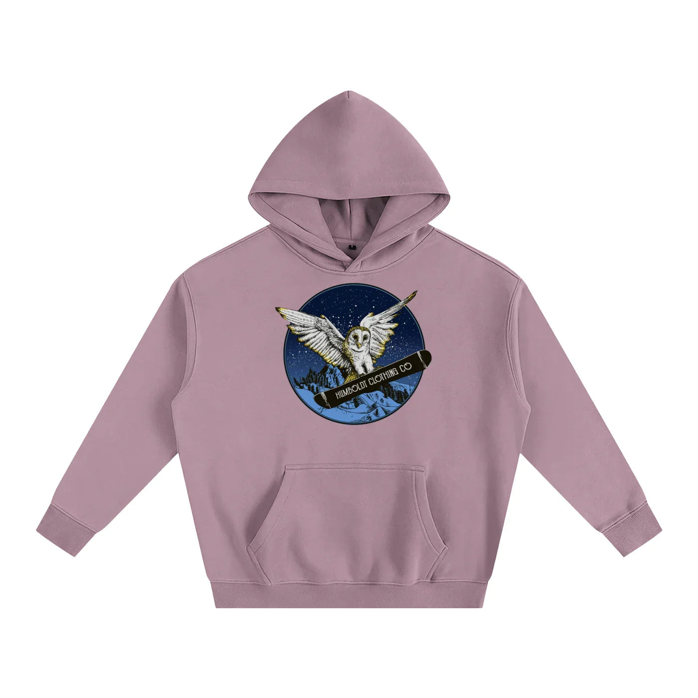 Owl Terrain Oversize Fleeced Pullover Hoodie - CUSTOM ORDER