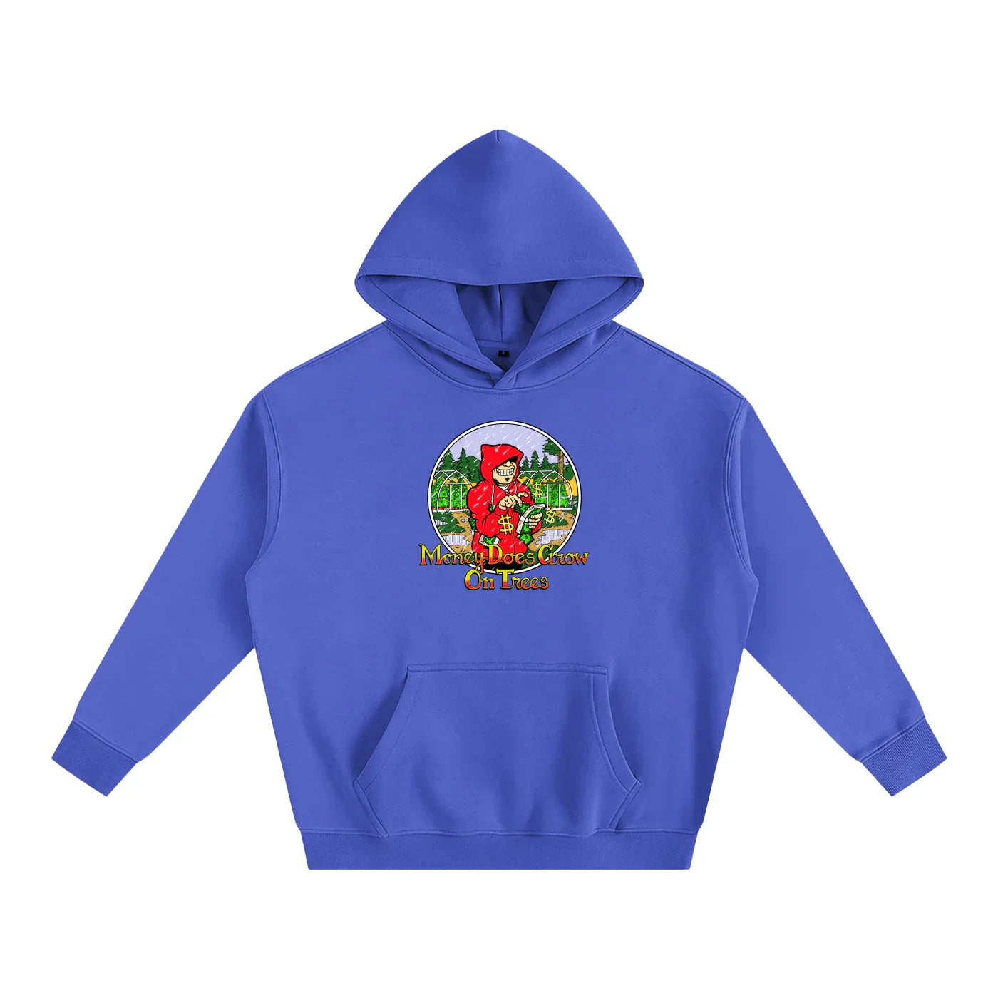Money Trees Oversized Fleeced Pullover Hoodie - CUSTOM ORDER