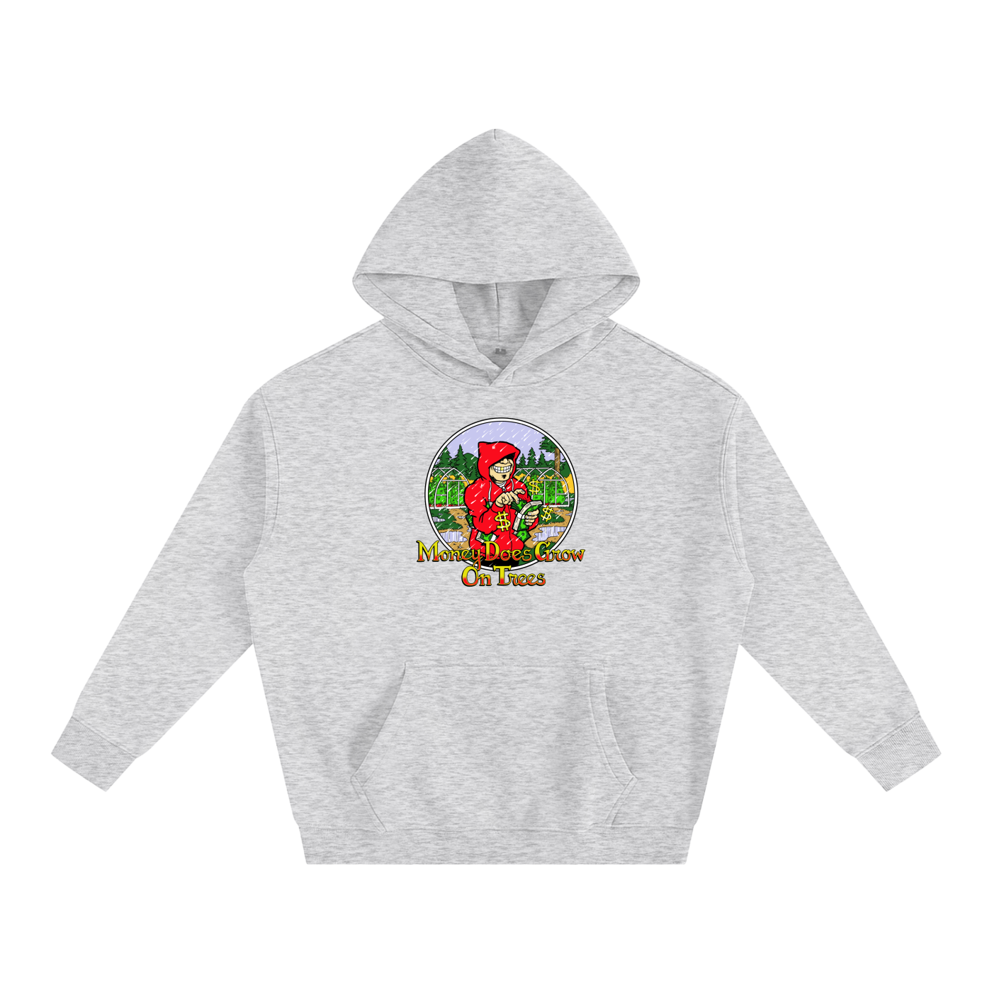 Money Trees Oversize Fleeced Hoodie-CUSTOM ORDER