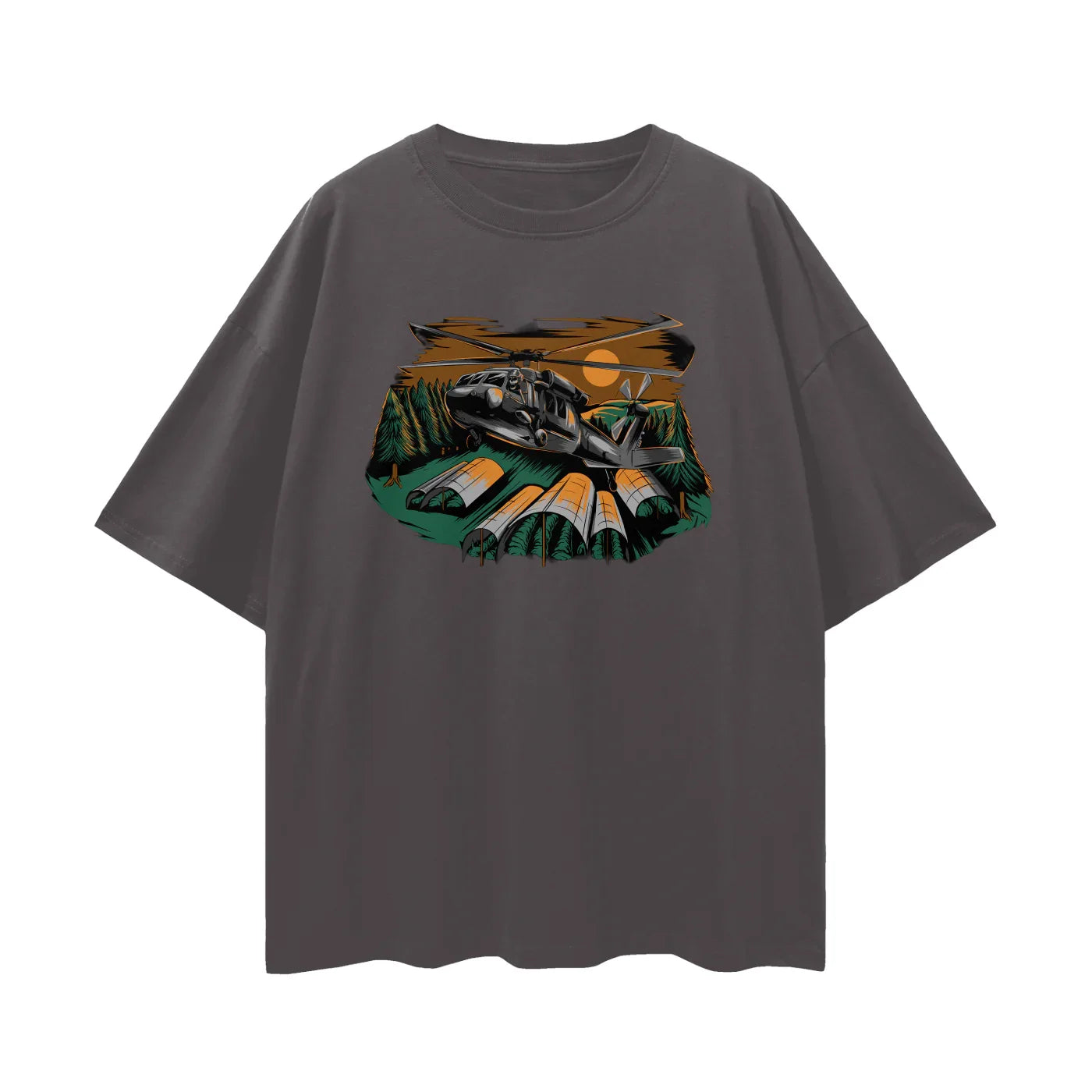 Blackhawk Oversize Deep Drop Shoulder TShirt - CUSTOM ORDER