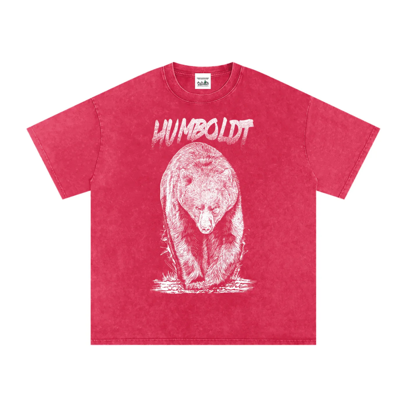 Bear Country Snow Washed Oversized Cotton TShirt - CUSTOM ORDER