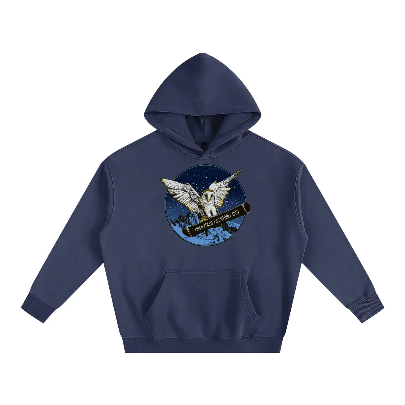 Owl Terrain Oversize Fleeced Pullover Hoodie - CUSTOM ORDER