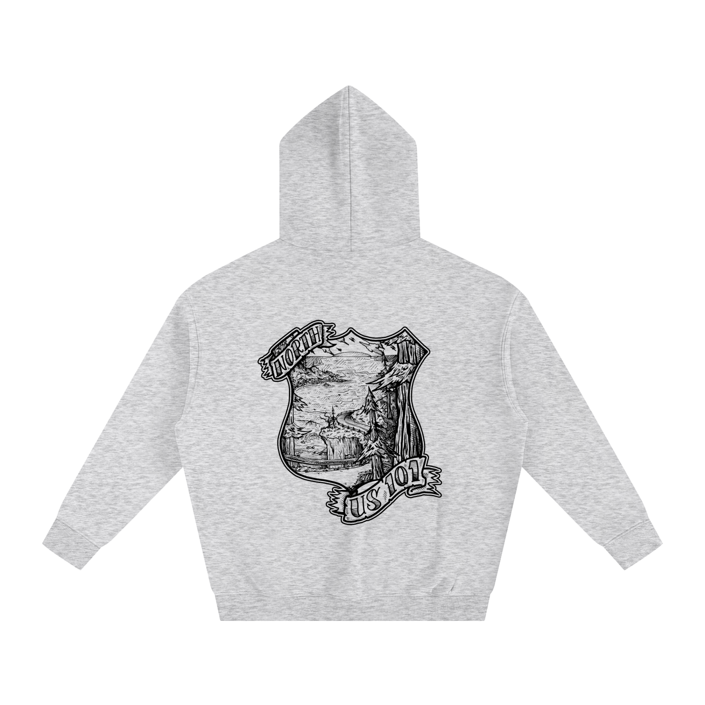 101 North Oversize Fleeced Hoodie-CUSTOM ORDER