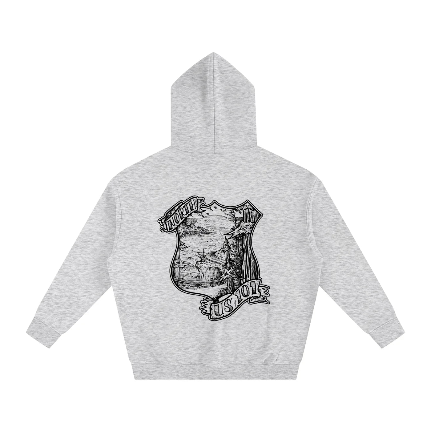 101 North Oversized Fleeced Pullover Hoodie - CUSTOM ORDER
