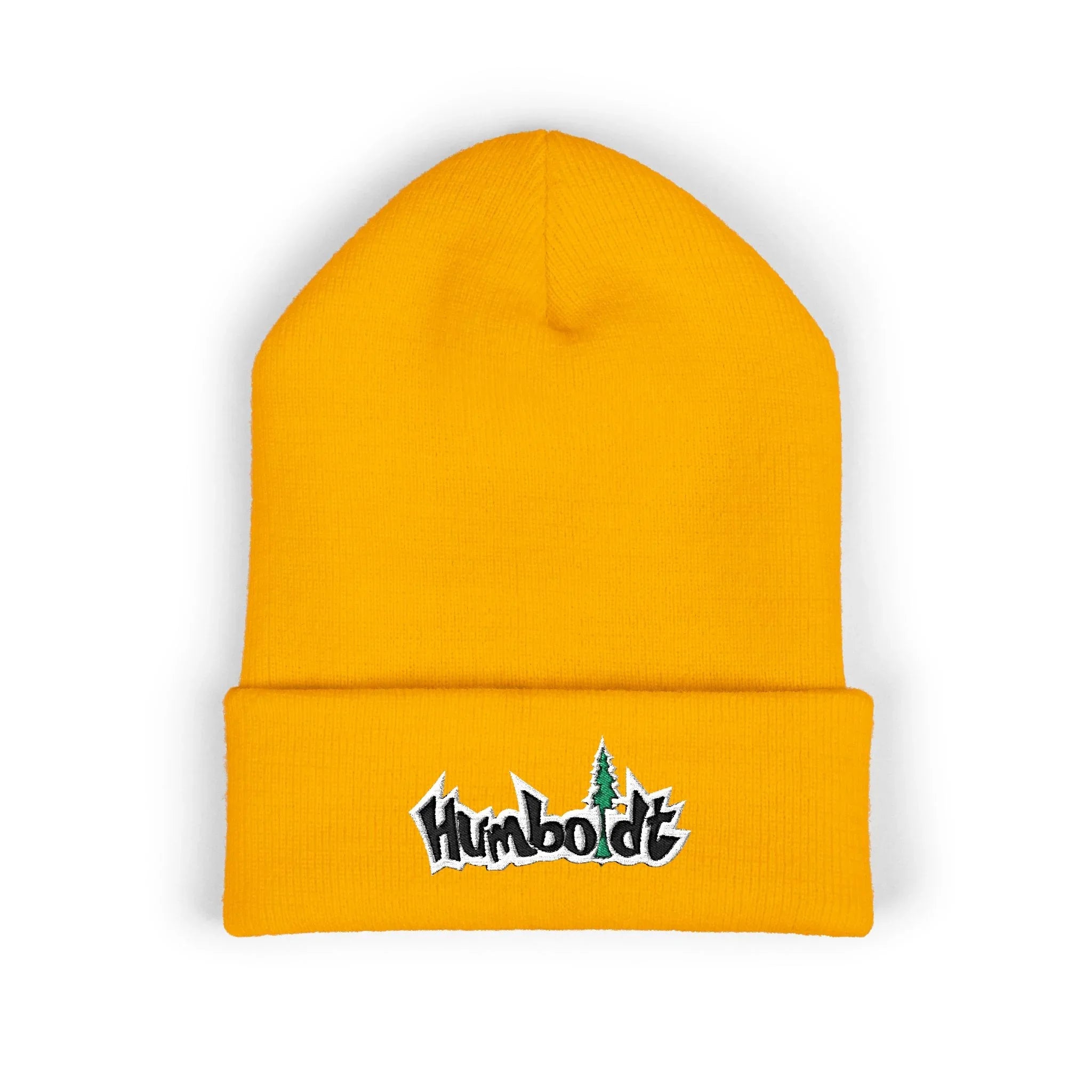 Treelogo Outline Embroidered Foldup Beanie-CUSTOM ORDER