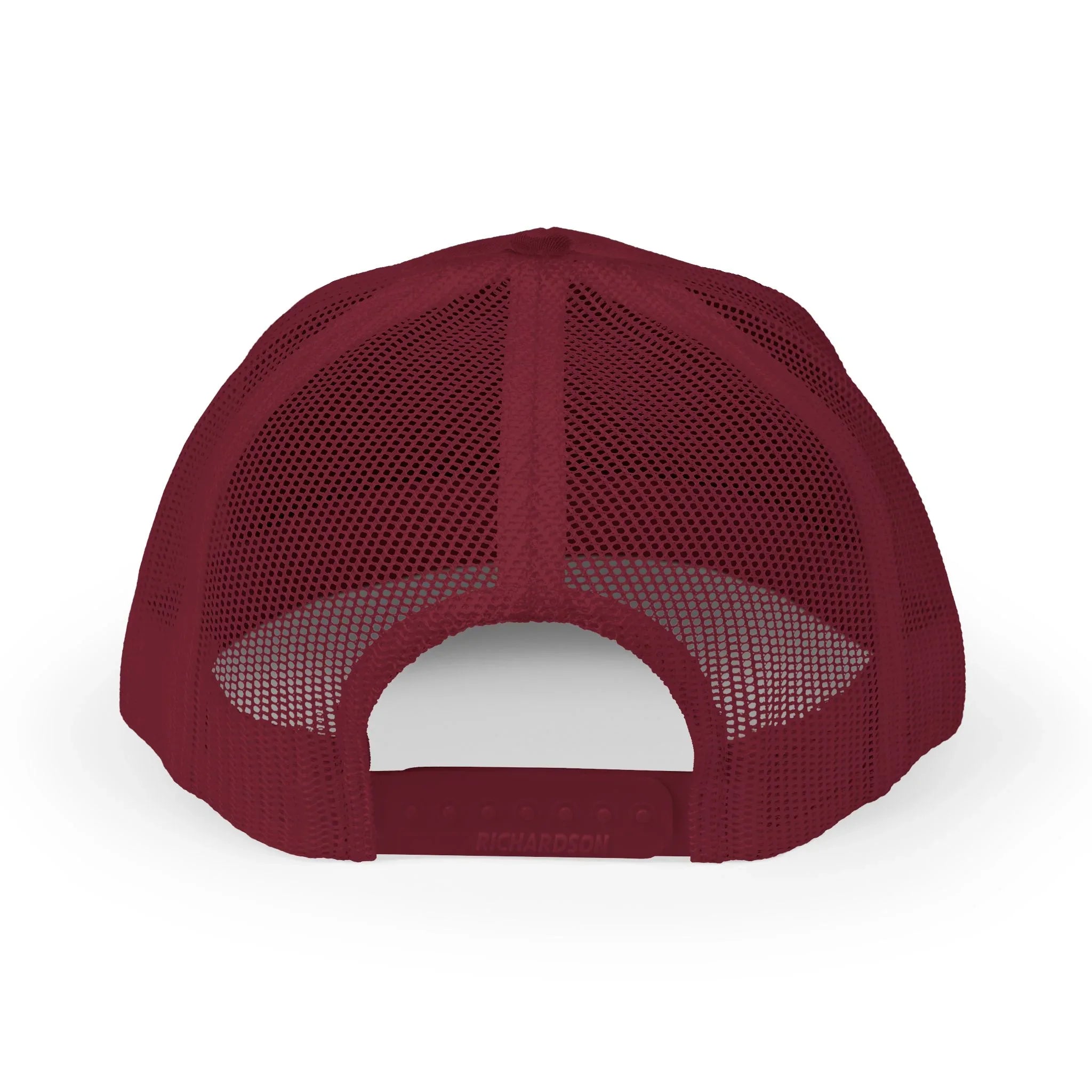 Treelogo Outline Trucker Richardson 112 Embroidered Snap Hat-Wht outline-CUSTOM ORDER