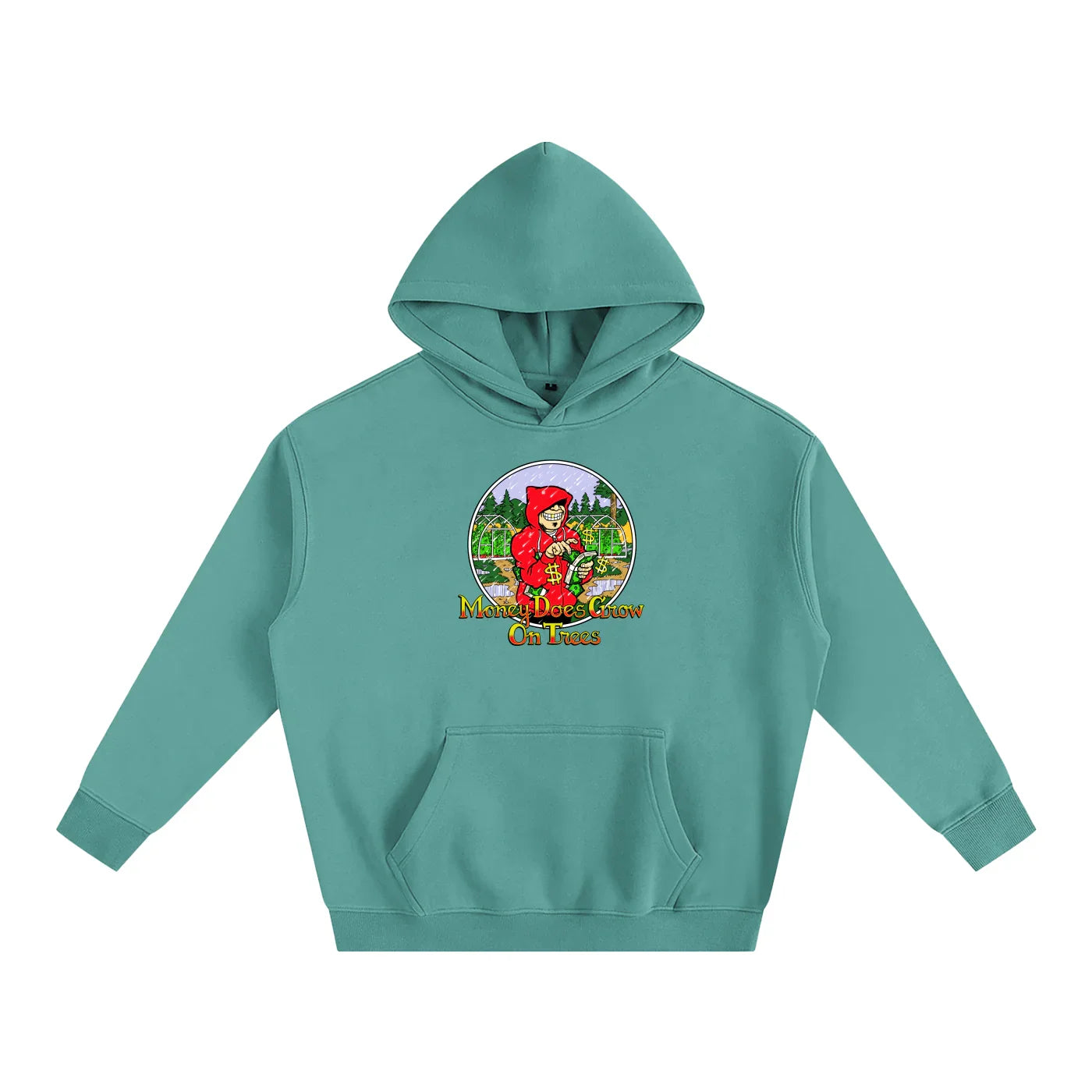 Money Trees Oversized Fleeced Pullover Hoodie - CUSTOM ORDER