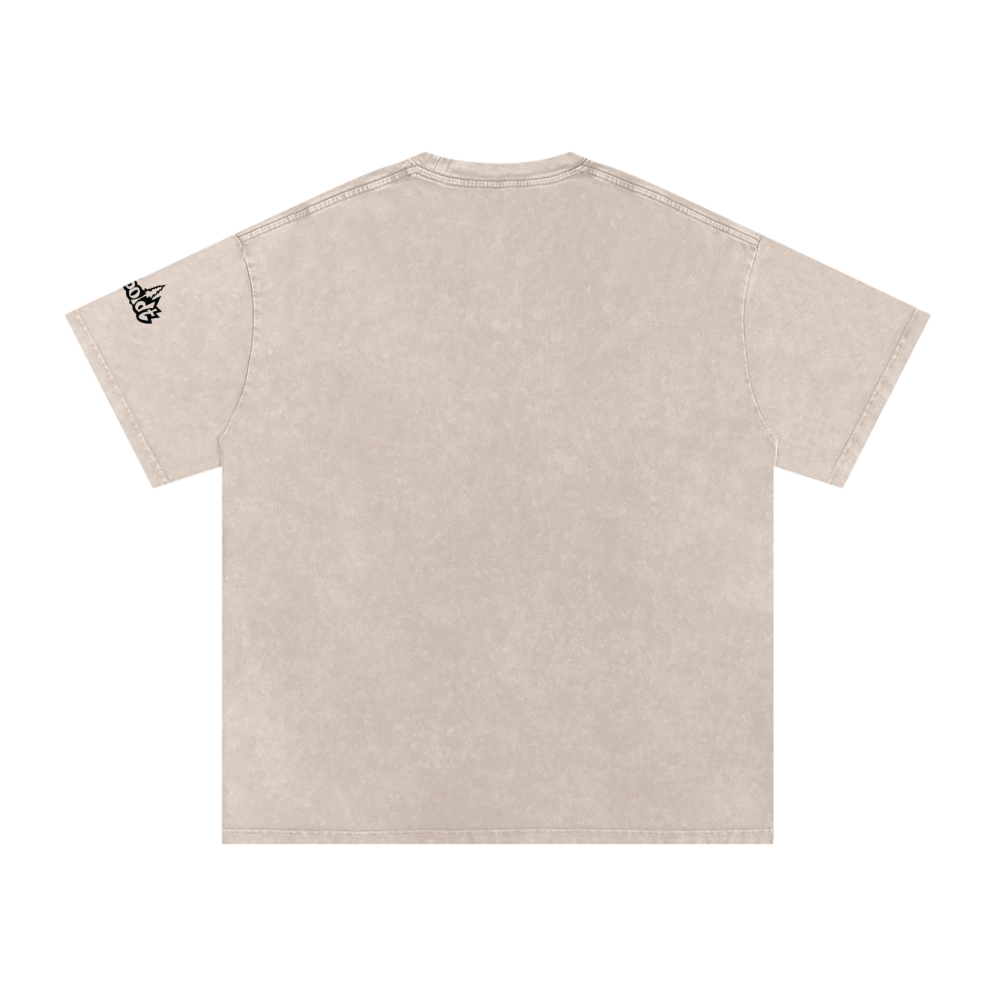 Highway 36 Snow Washed Oversized Cotton TShirt Black Ink Colorway - CUSTOM ORDER
