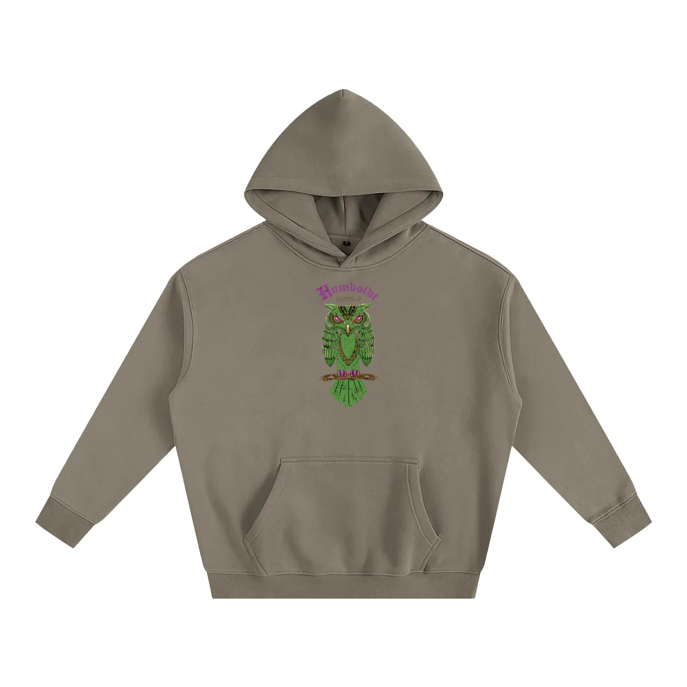 Mystic Forest Owl Oversize Fleeced Pullover Hoodie - CUSTOM ORDER