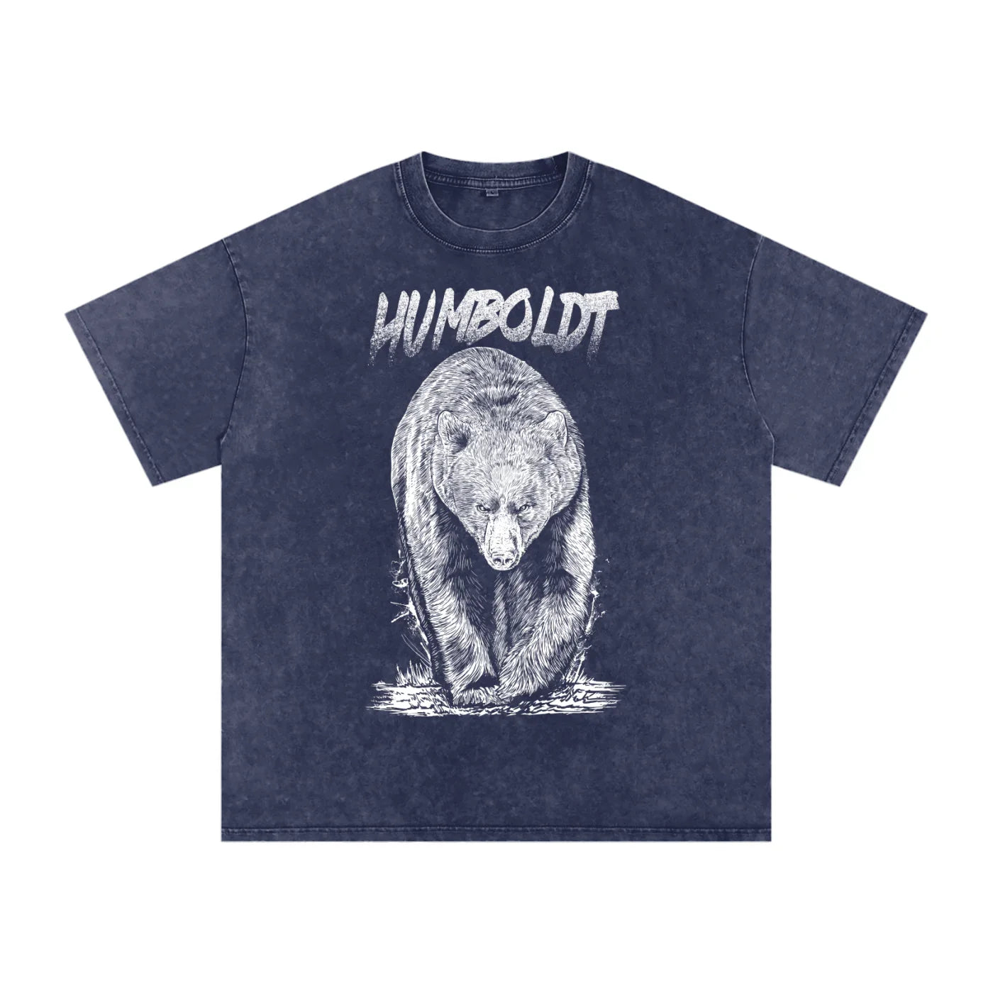 Bear Country Snow Washed Oversized Cotton TShirt - CUSTOM ORDER