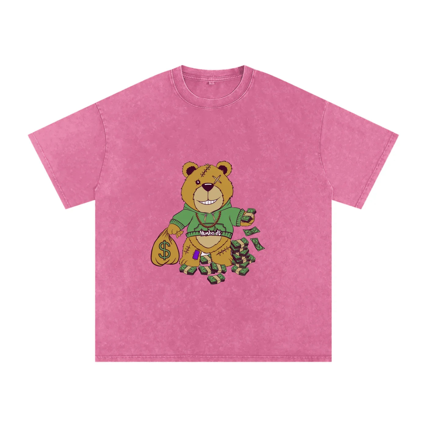 Bear Market Acid Wash Oversize TShirt - CUSTOM ORDER