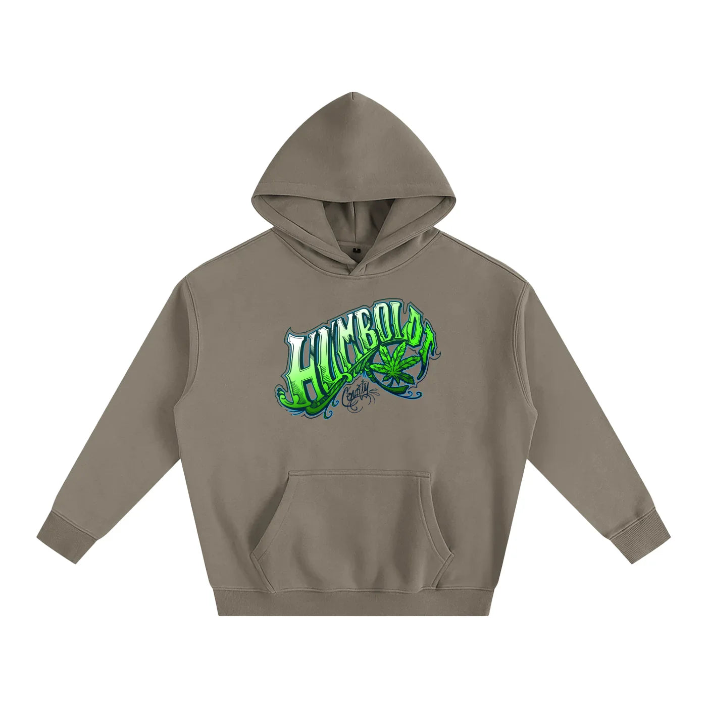 Humboldt Cannabis Oversize Fleeced Pullover Hoodie - CUSTOM ORDER