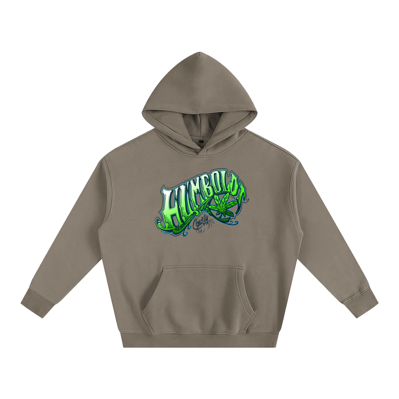 Humboldt Cannabis Oversize Fleeced Hoodie-CUSTOM ORDER