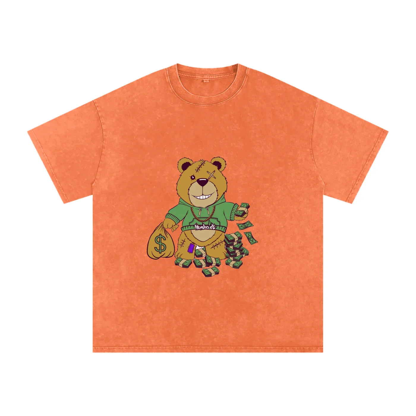 Bear Market Acid Wash Oversize TShirt - CUSTOM ORDER