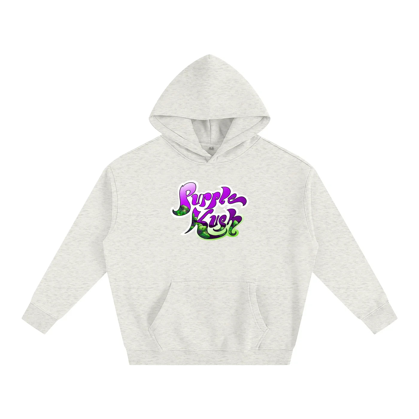 Purple Kush graphic hoodie, stylish streetwear with vibrant design for casual comfort