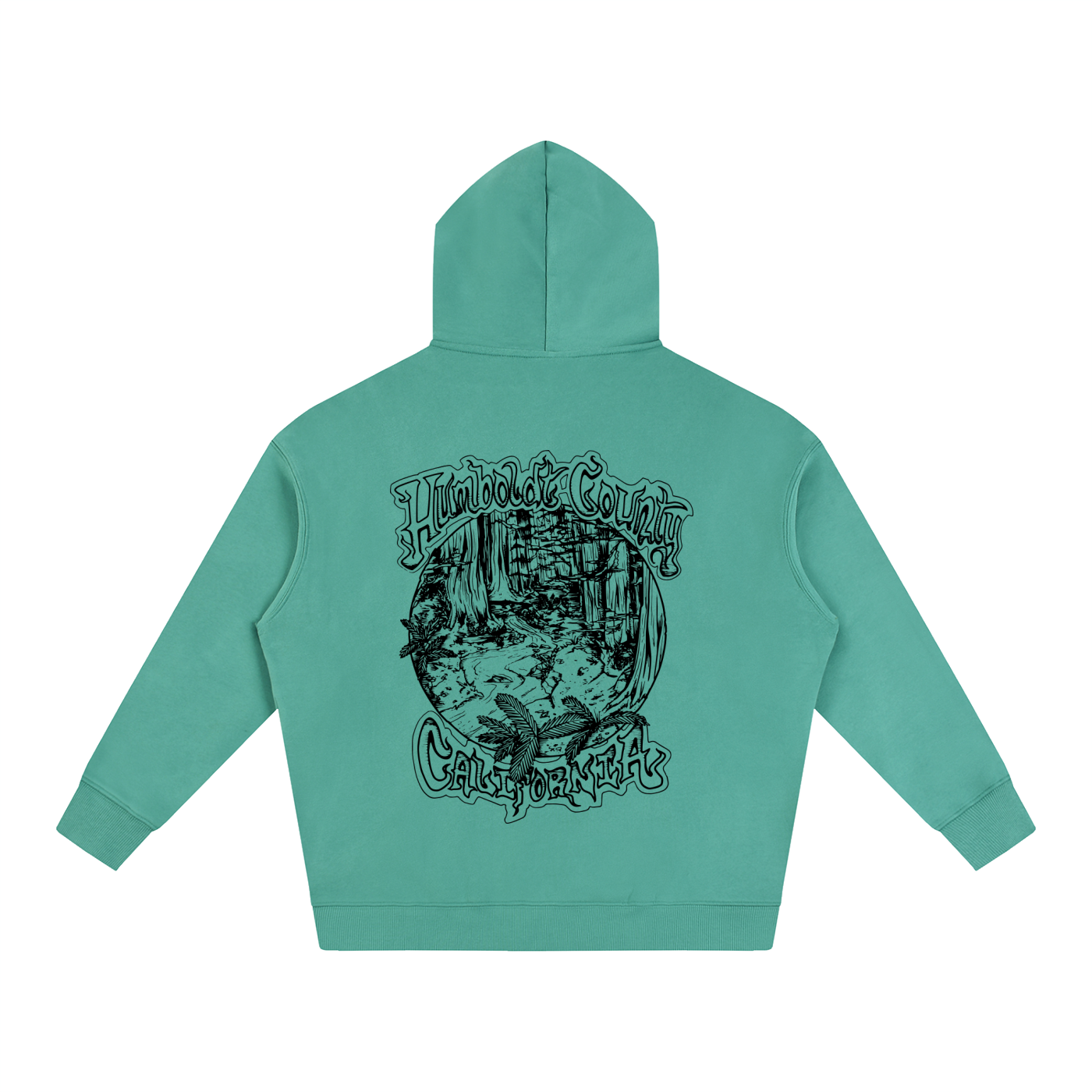 Deep Woods Oversize Fleeced Pullover Hoodie - CUSTOM ORDER