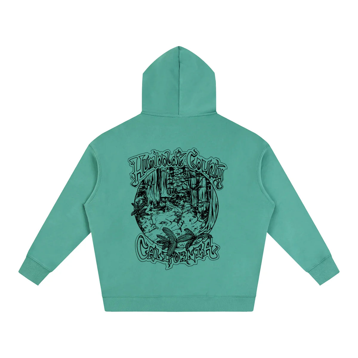 Deep Woods Oversized Fleeced Pullover Hoodie - CUSTOM ORDER