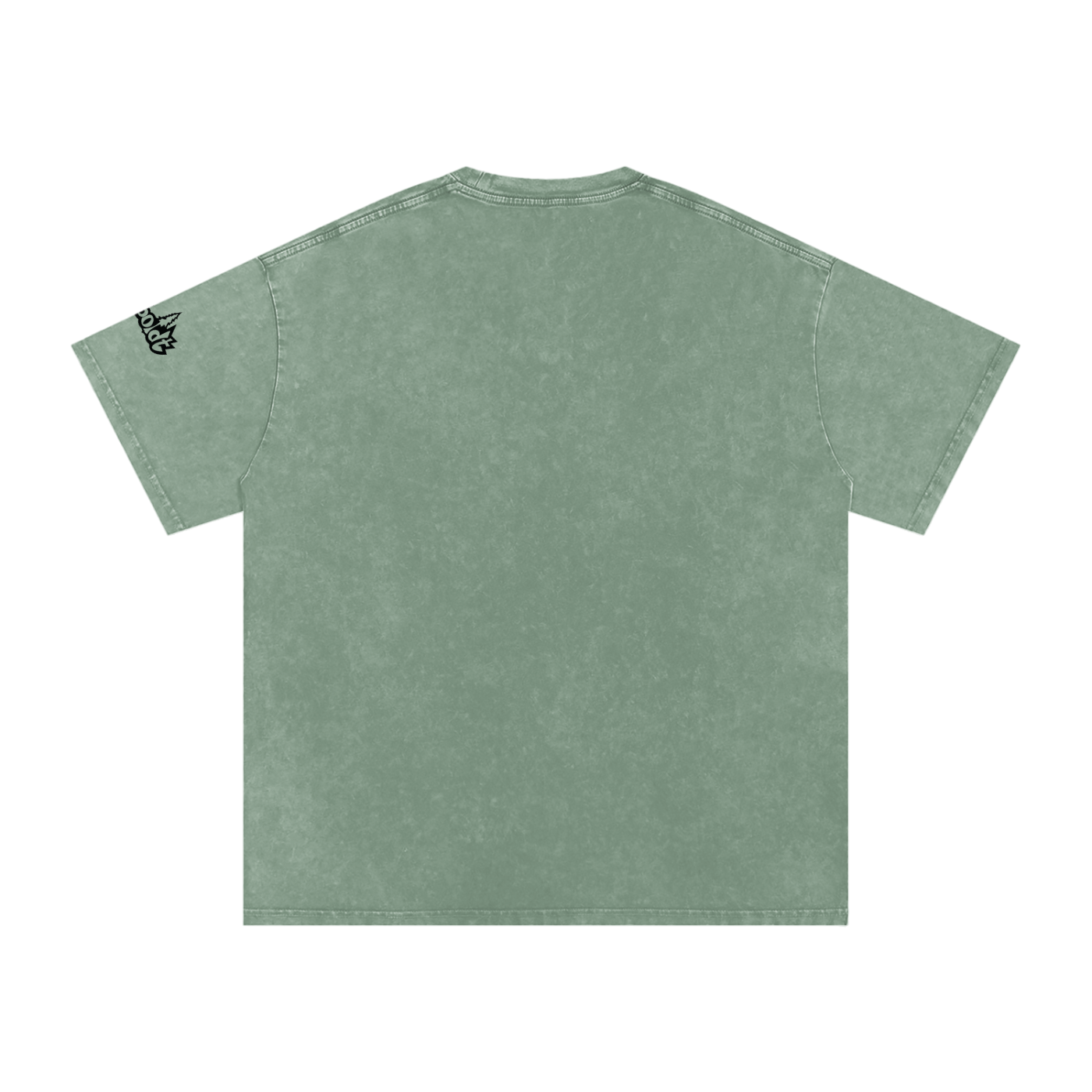 Highway 36 Snow Washed Oversized Cotton TShirt Black Ink Colorway - CUSTOM ORDER