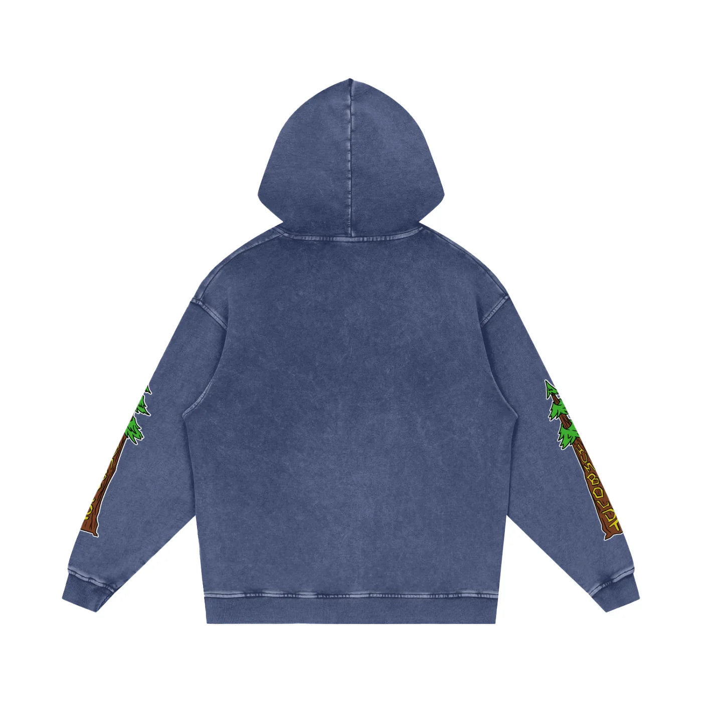 Avenue Trees New Style Logo Snow Washed Loose Cotton Pullover Hoodie - CUSTOM ORDER